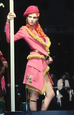 Christian Dior by John Galliano F/W 1998 "Diorient Express" Tweed Fringe Jacket