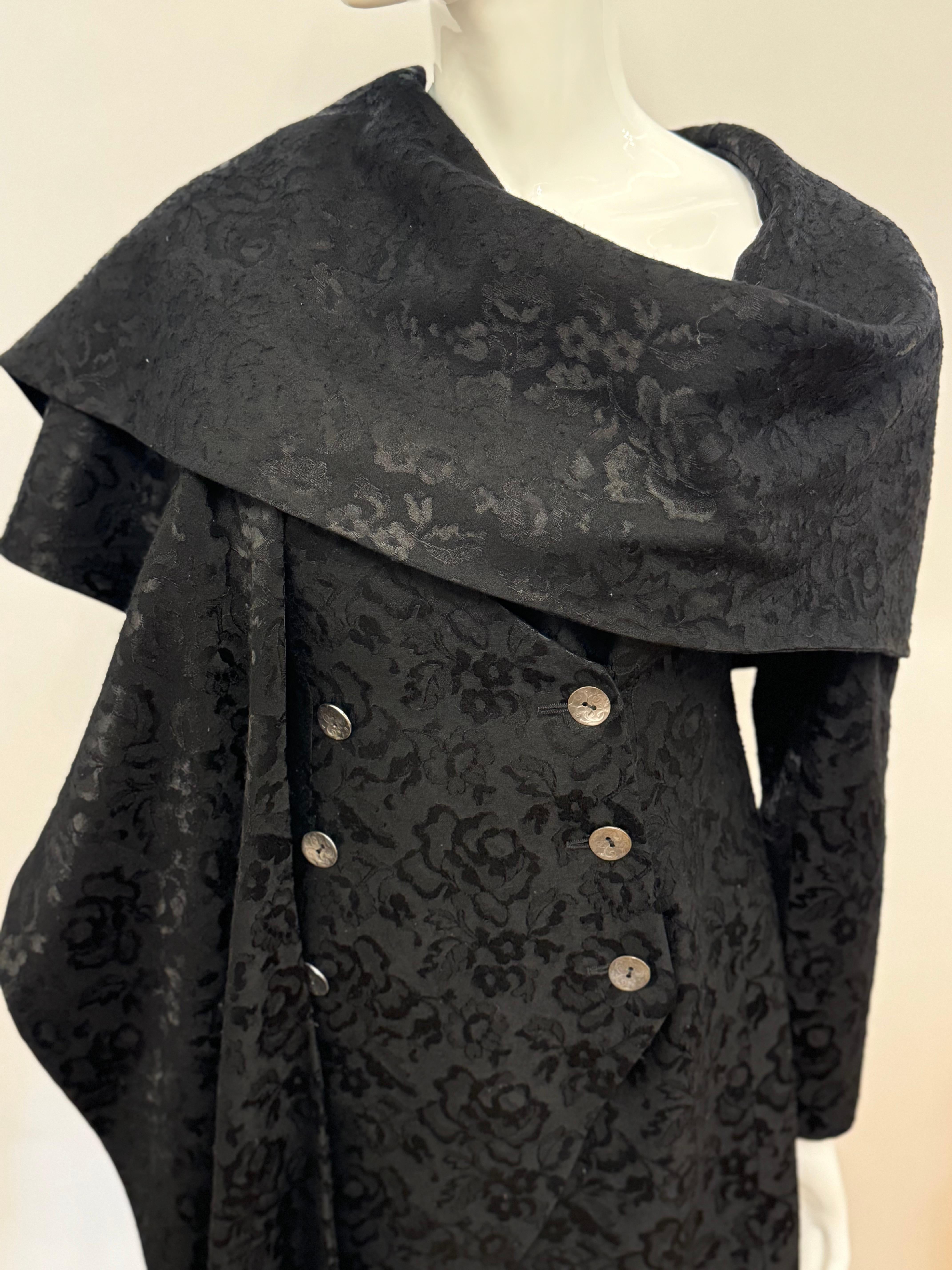 Christian Dior by John Galliano F/W 1998 rara chaqueta de pañuelo jaquard negro Negro en venta