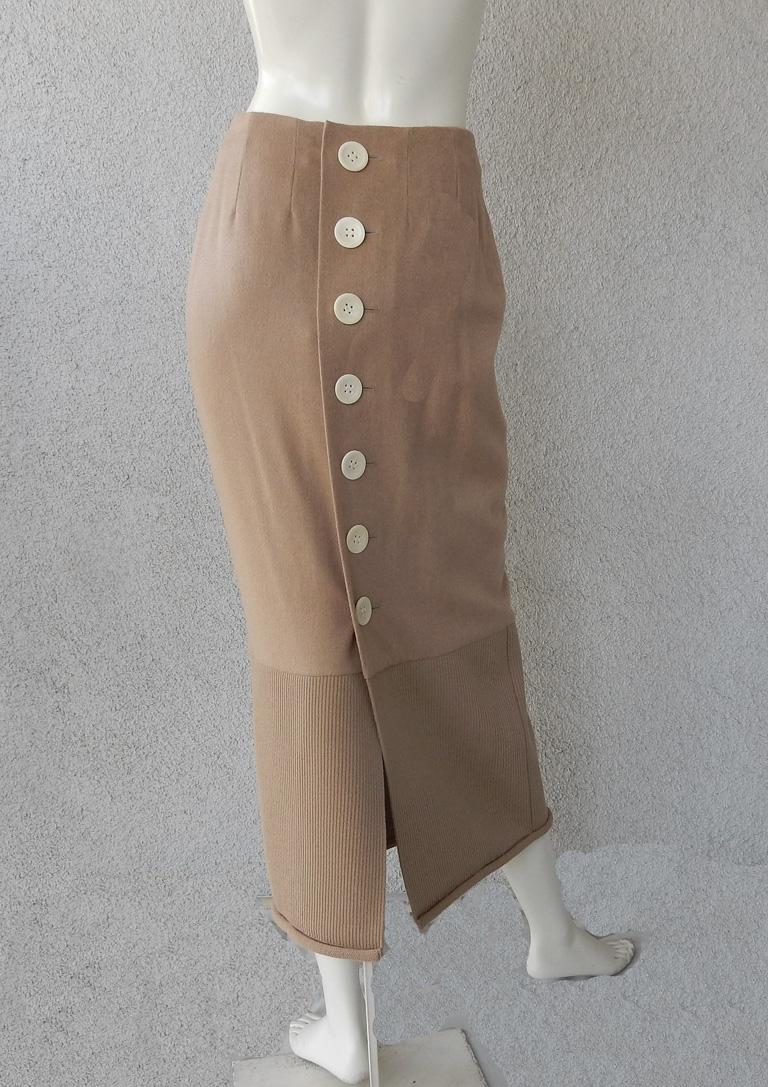 Christian Dior by John Galliano F/W 1999 Very Stylish Camel Cashmere Suit For Sale 4