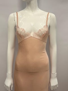 Christian Dior by John Galliano F/W 2000 Blush Pink Silk Boudoir Slip Dress