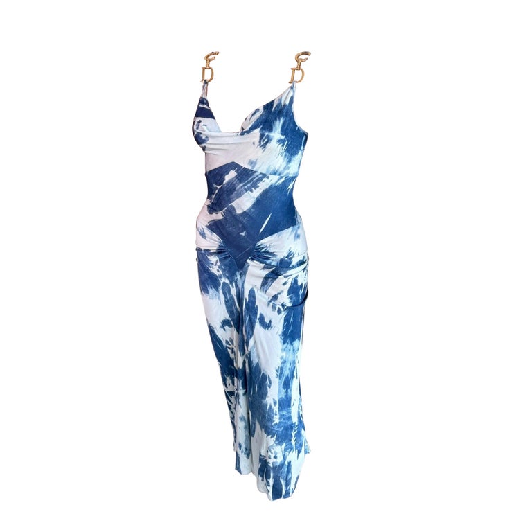 dior blue print dress Liberty Belle Dress