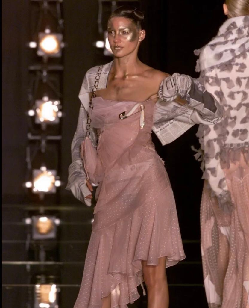 Broche épingle à nourrice en cristaux surdimensionnés Christian Dior by John Galliano F/W 2000 en vente 3
