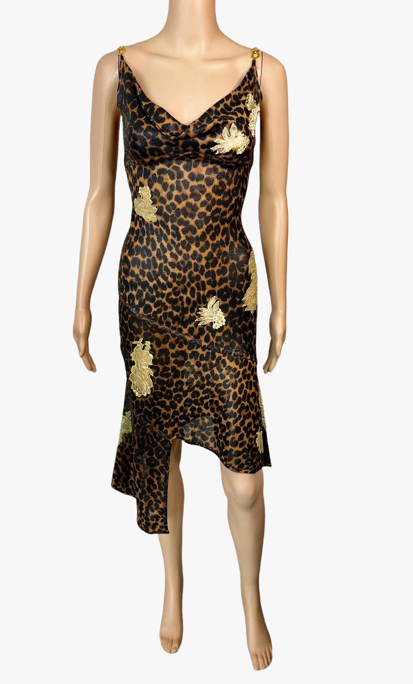 dior leopard dress