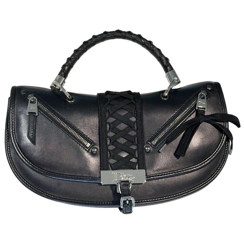 Christian Dior by John Galliano F/W 2002 "Admit It" Corset Lace Up Bag Handbag