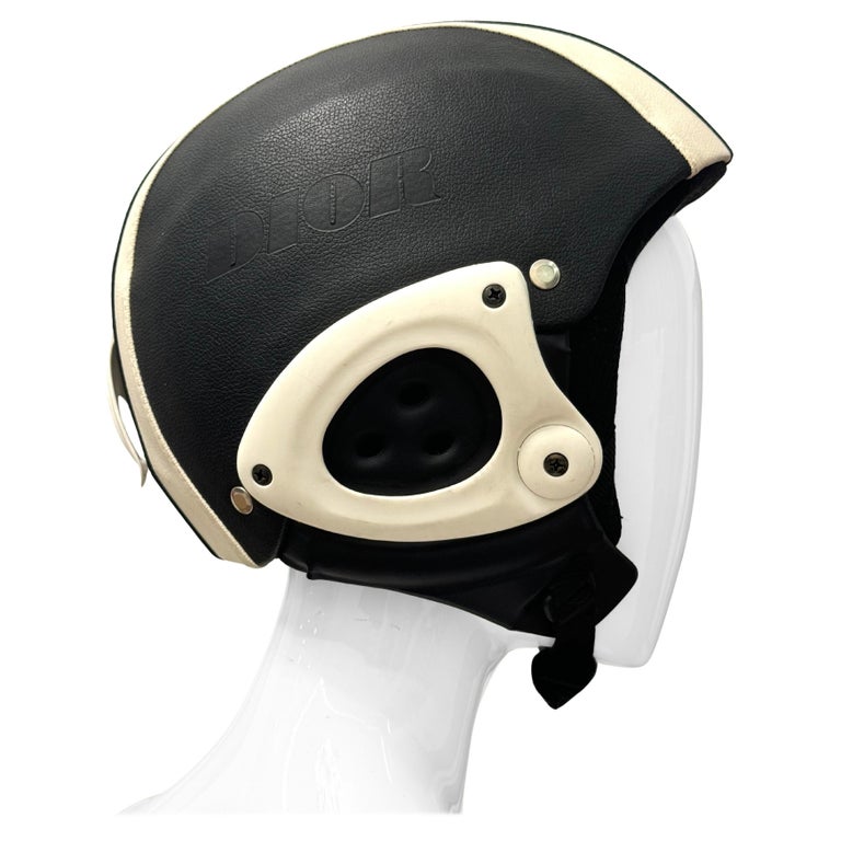 dior motorcycle helmet Christian Dior by John Galliano F/W 2004 archive Rare ski leather Helmet