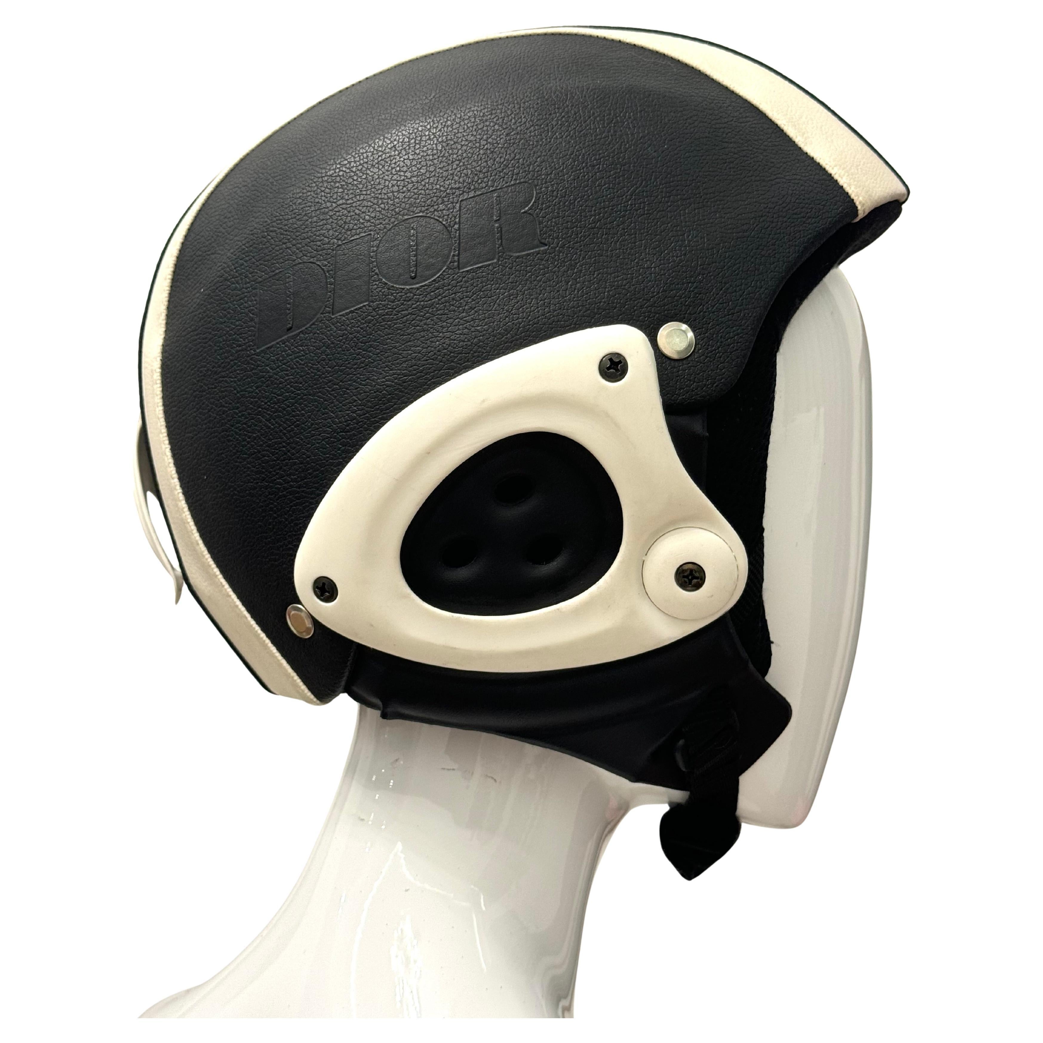 Christian Dior by John Galliano F/W 2004 archive Rare ski leather Helmet