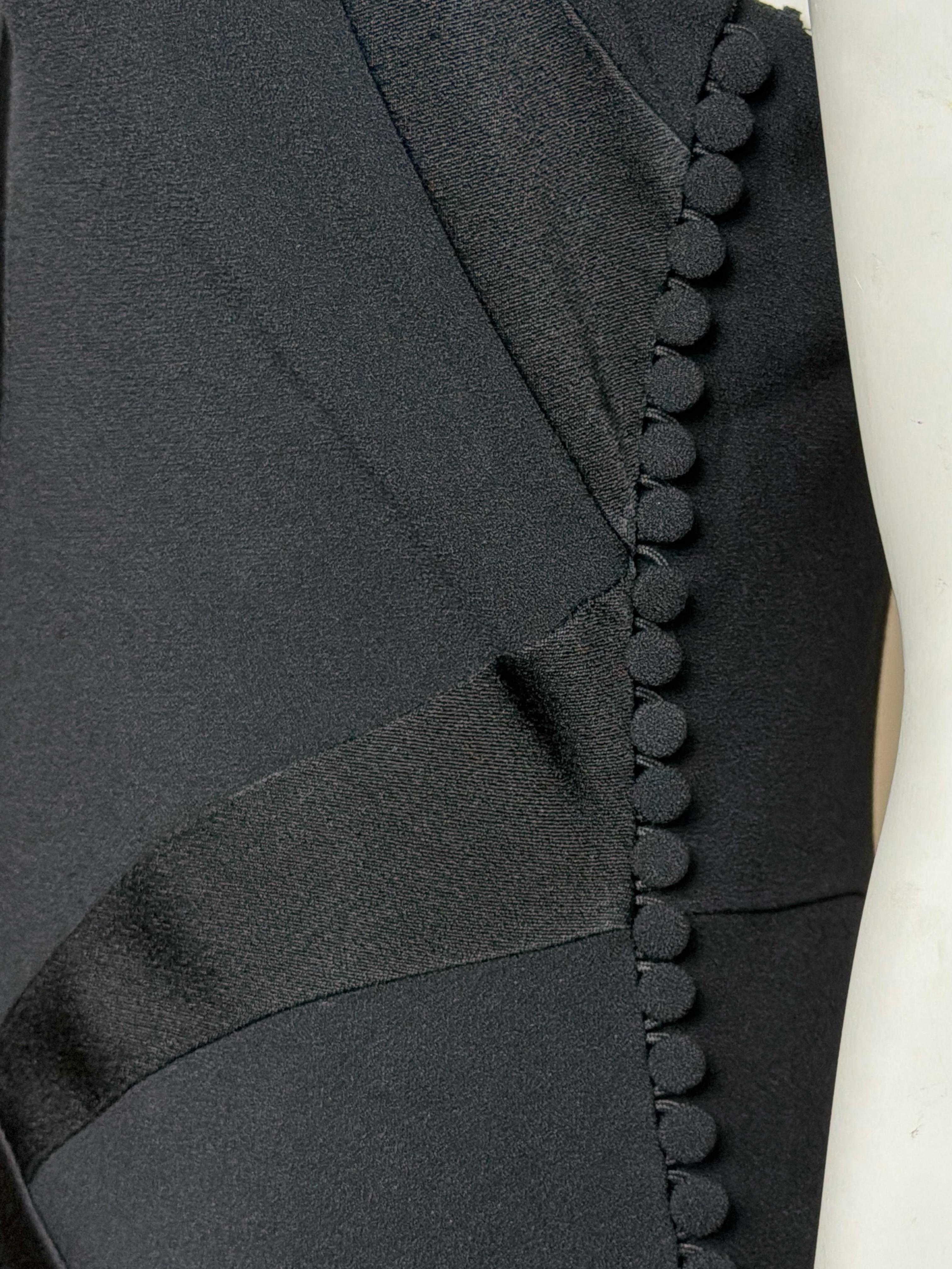 Christian Dior for John Galliano for Christian Dior F/W 2004 Black Bias-Cut Evening Gown en vente 1