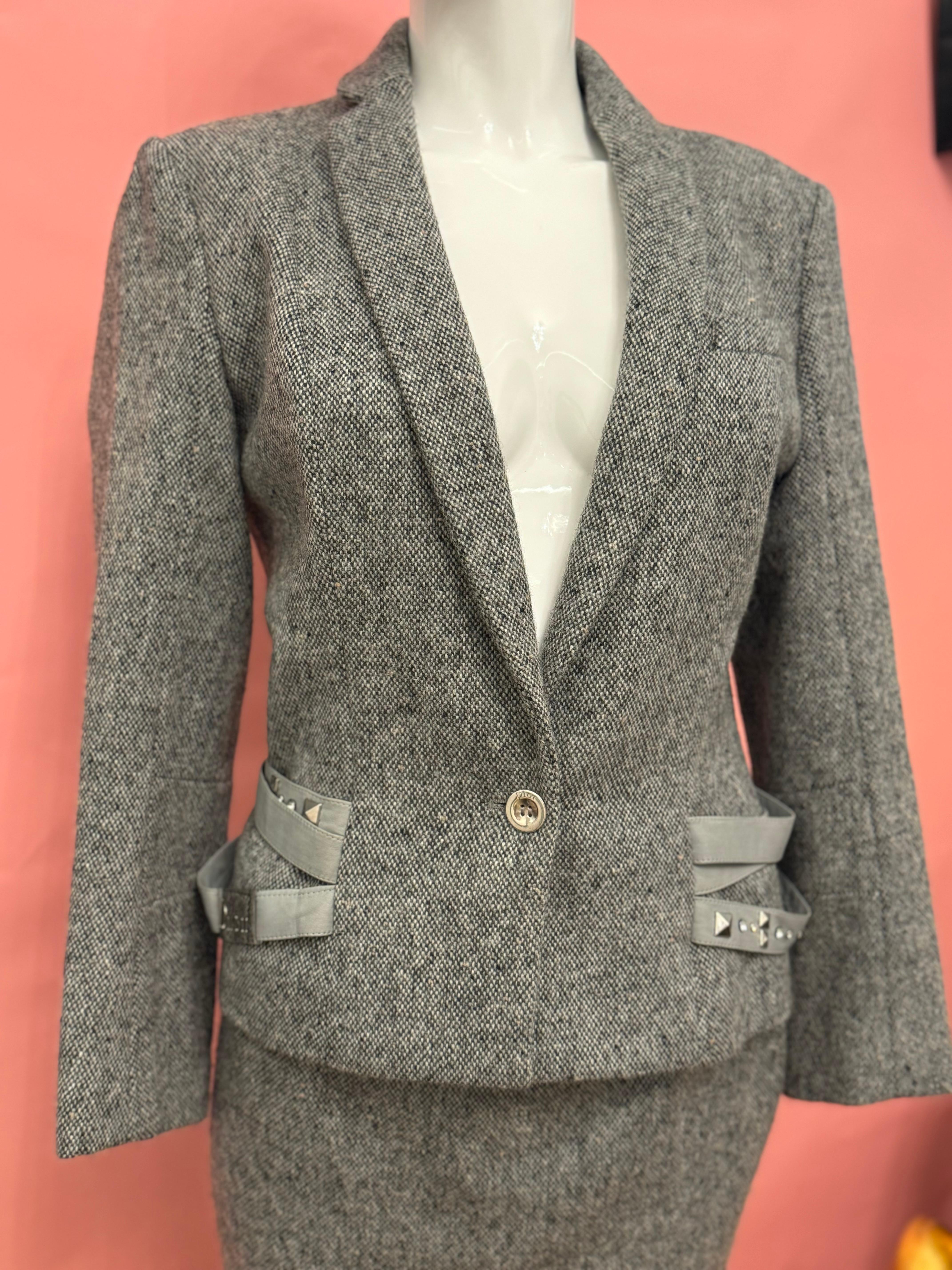 Christian Dior by John Galliano F/W 2004 Suit skirt In Excellent Condition For Sale In PARIS, FR