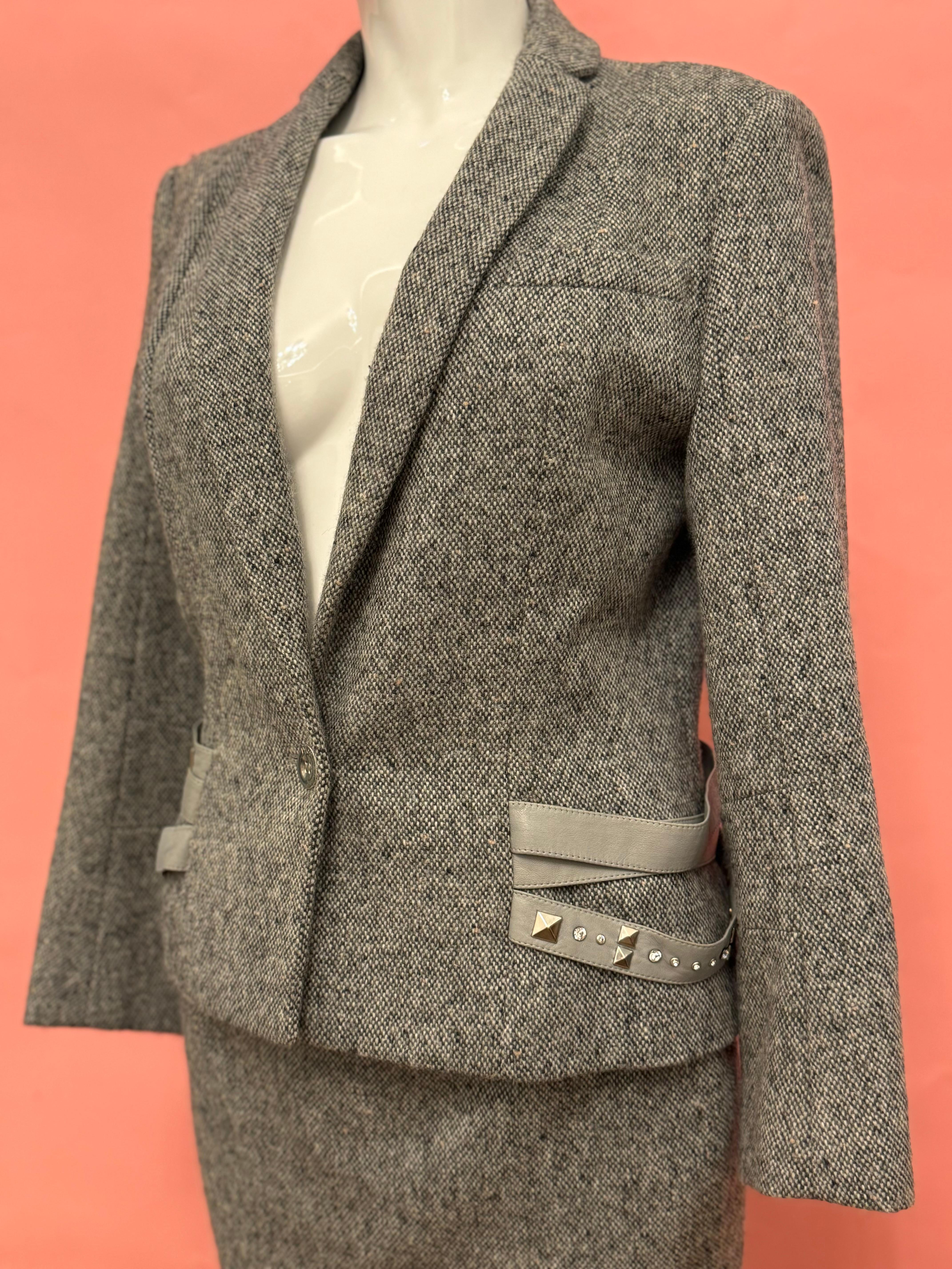 Christian Dior by John Galliano F/W 2004 Suit skirt For Sale 3