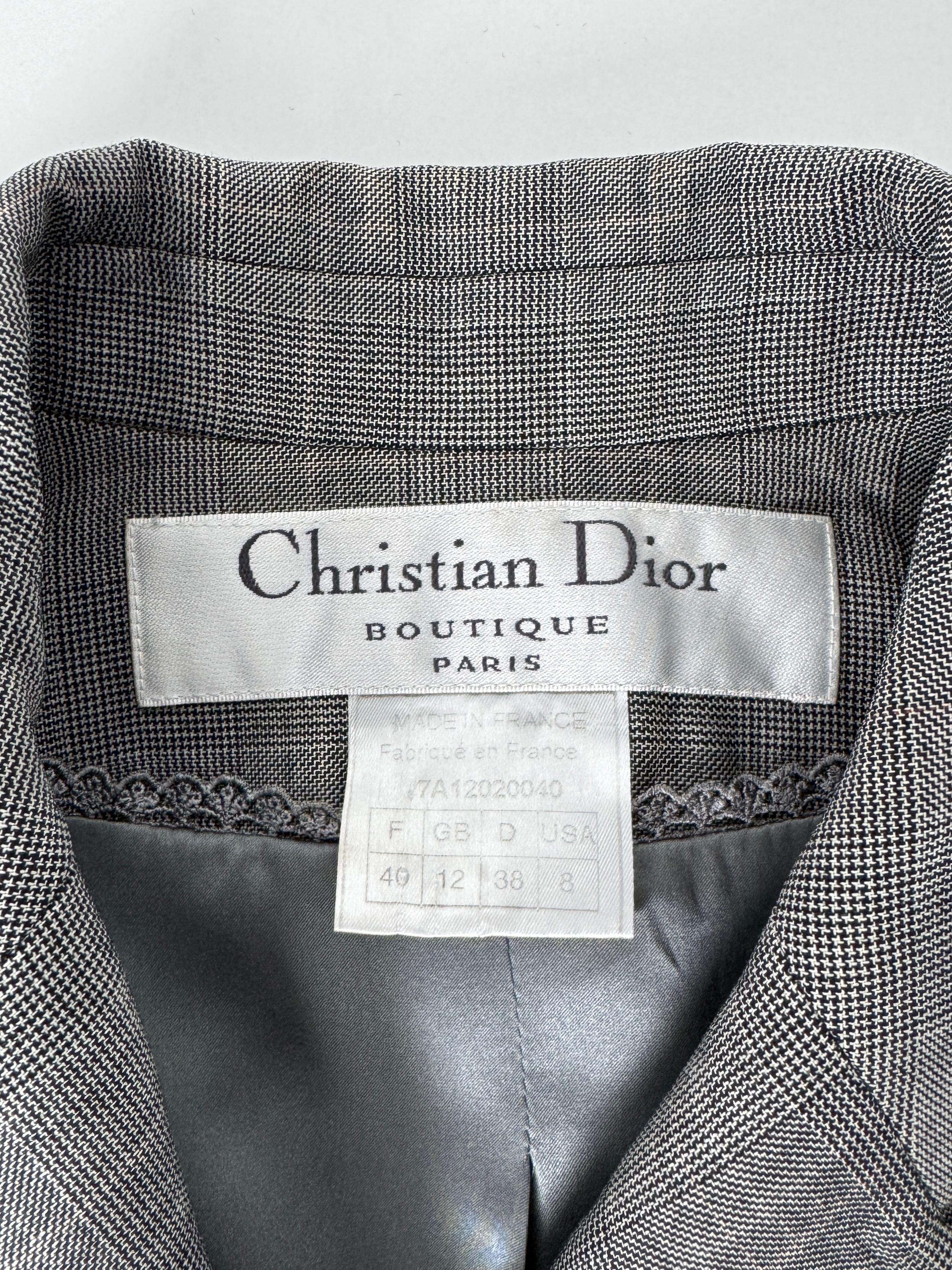 CHRISTIAN DIOR By JOHN GALLIANO A/I 2007 Abito a clessidra FR40 in vendita 9