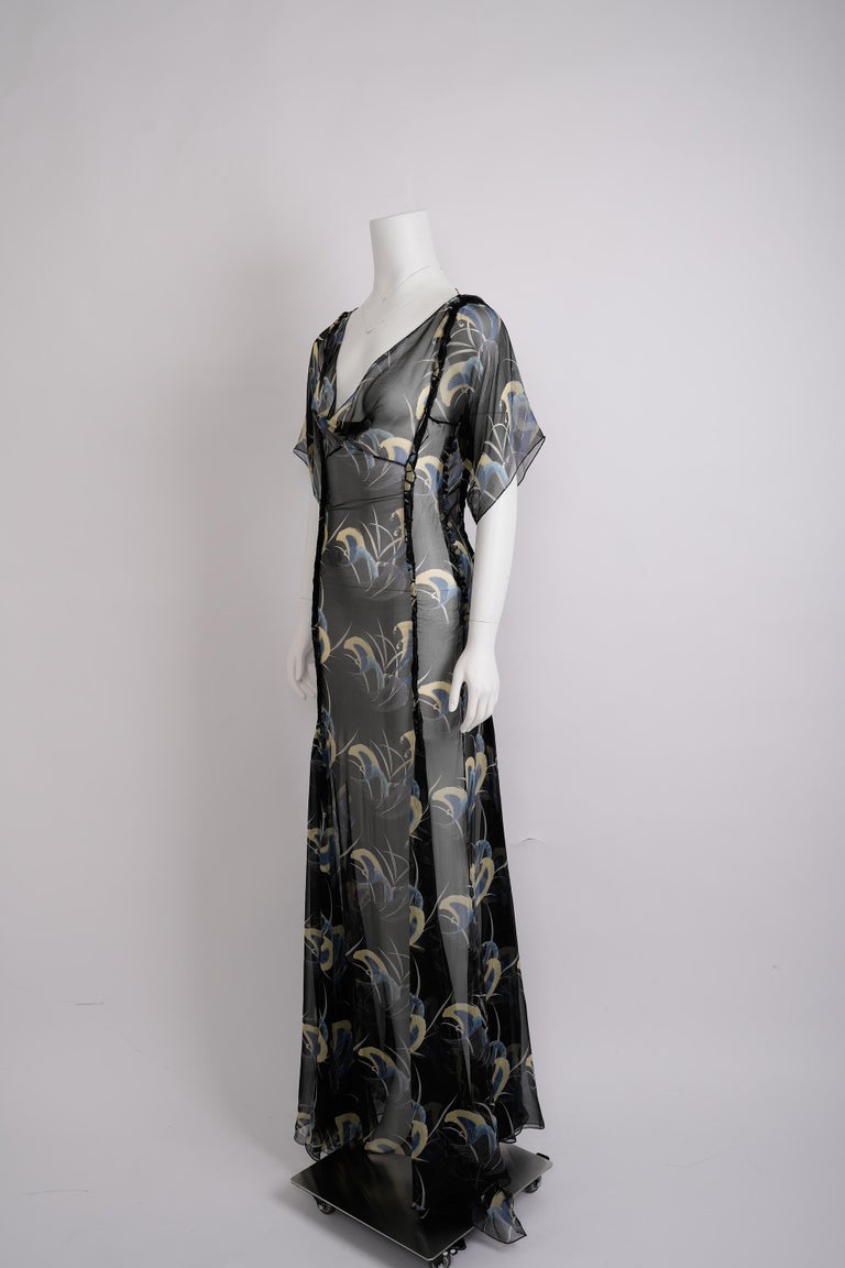 dior chiffon dress Christian Dior Chiffon Dress
