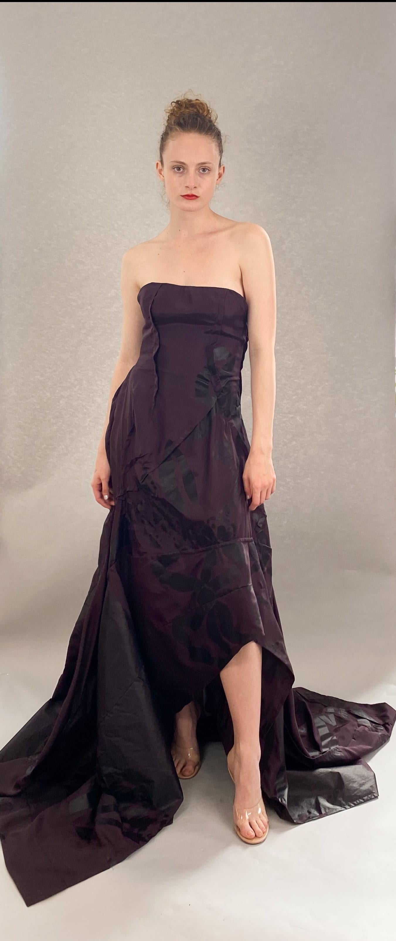 Women's Christian Dior by John Galliano Fall 2006 Strapless Gown For Sale