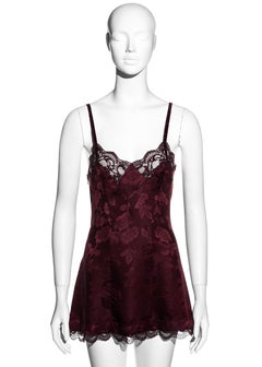 Christian Dior by John Galliano floral silk jacquard mini slip dress, fw 2005