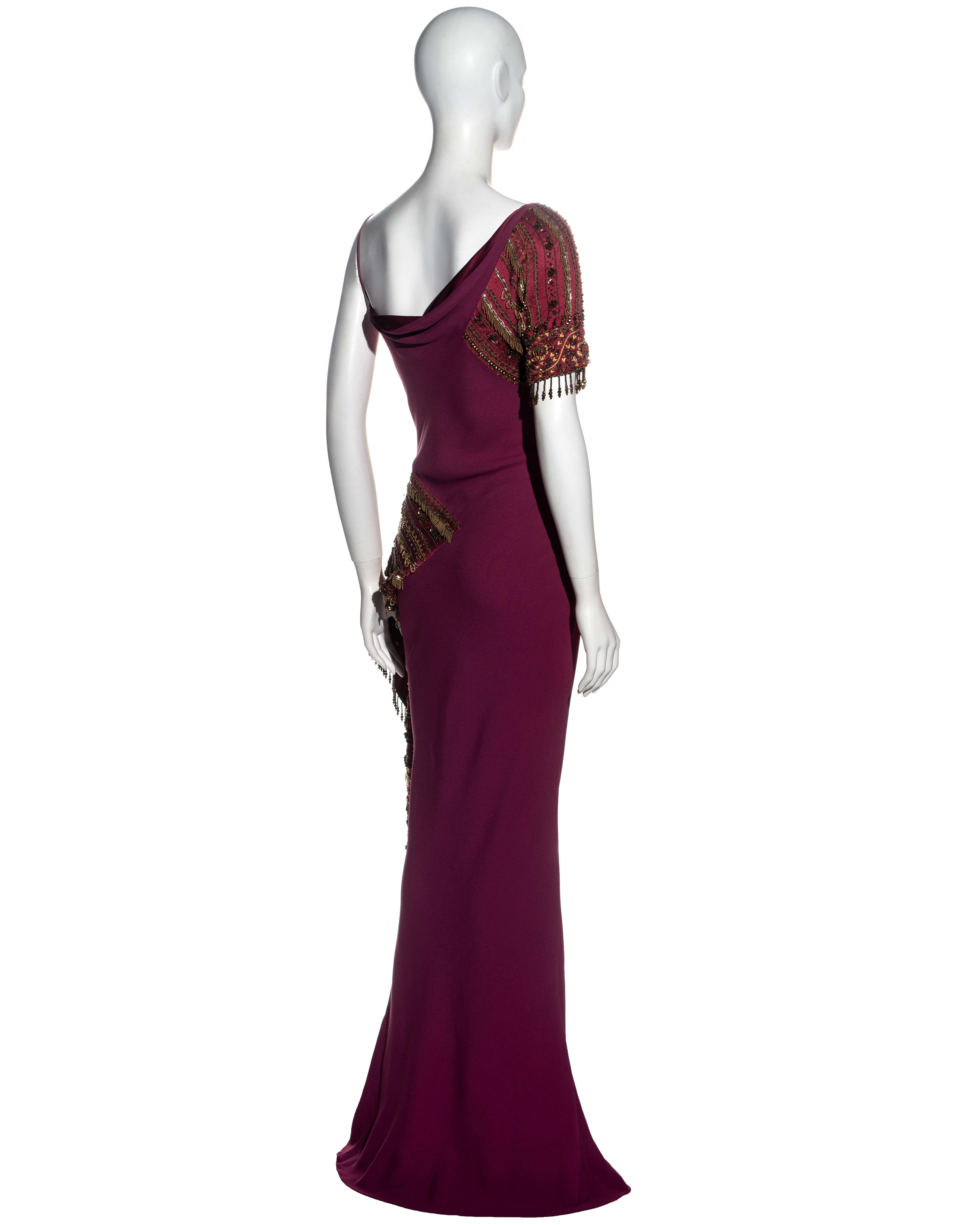 Christian Dior by John Galliano fuchsia silk bias cut evening dress, fw 1999 In Excellent Condition For Sale In London, GB