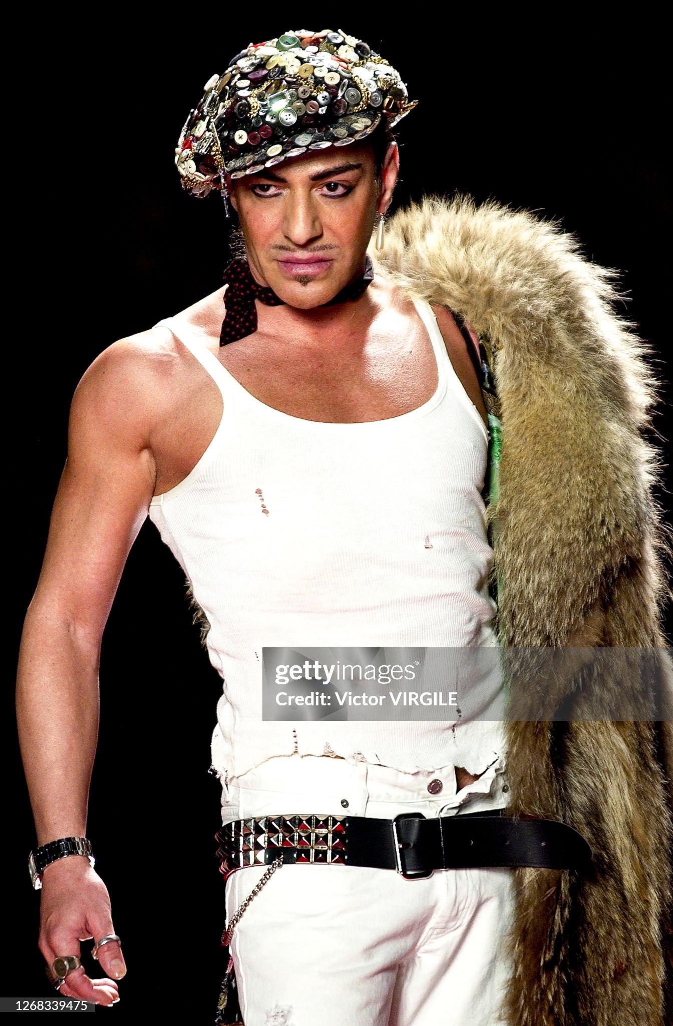 Christian Dior by John Galliano Fur Coat Runway F/W 2003  Rare Custom Commission For Sale 5