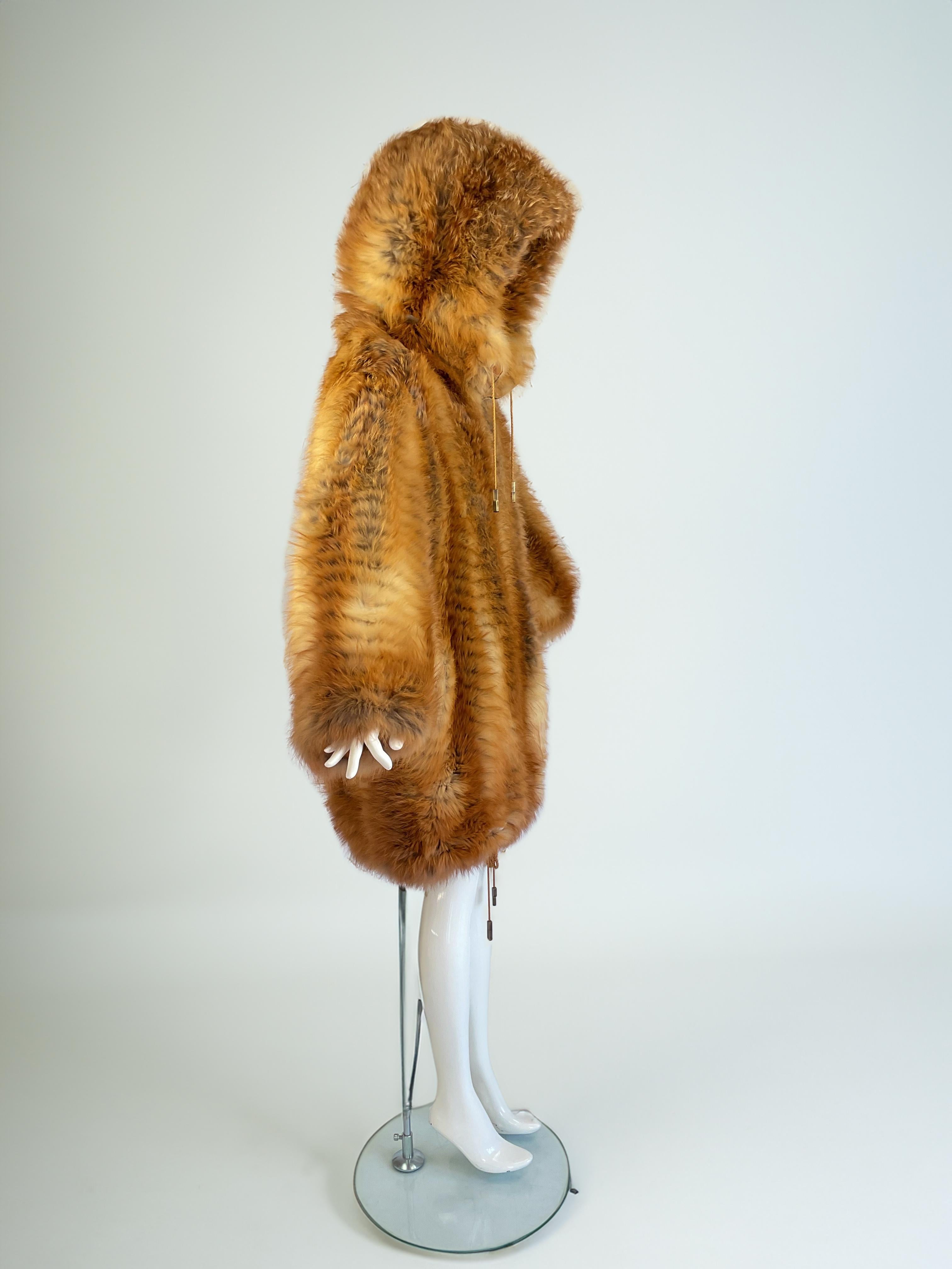Christian Dior by John Galliano Fur Coat Runway F/W 2003  Rare Custom Commission In Excellent Condition For Sale In Baar, CH
