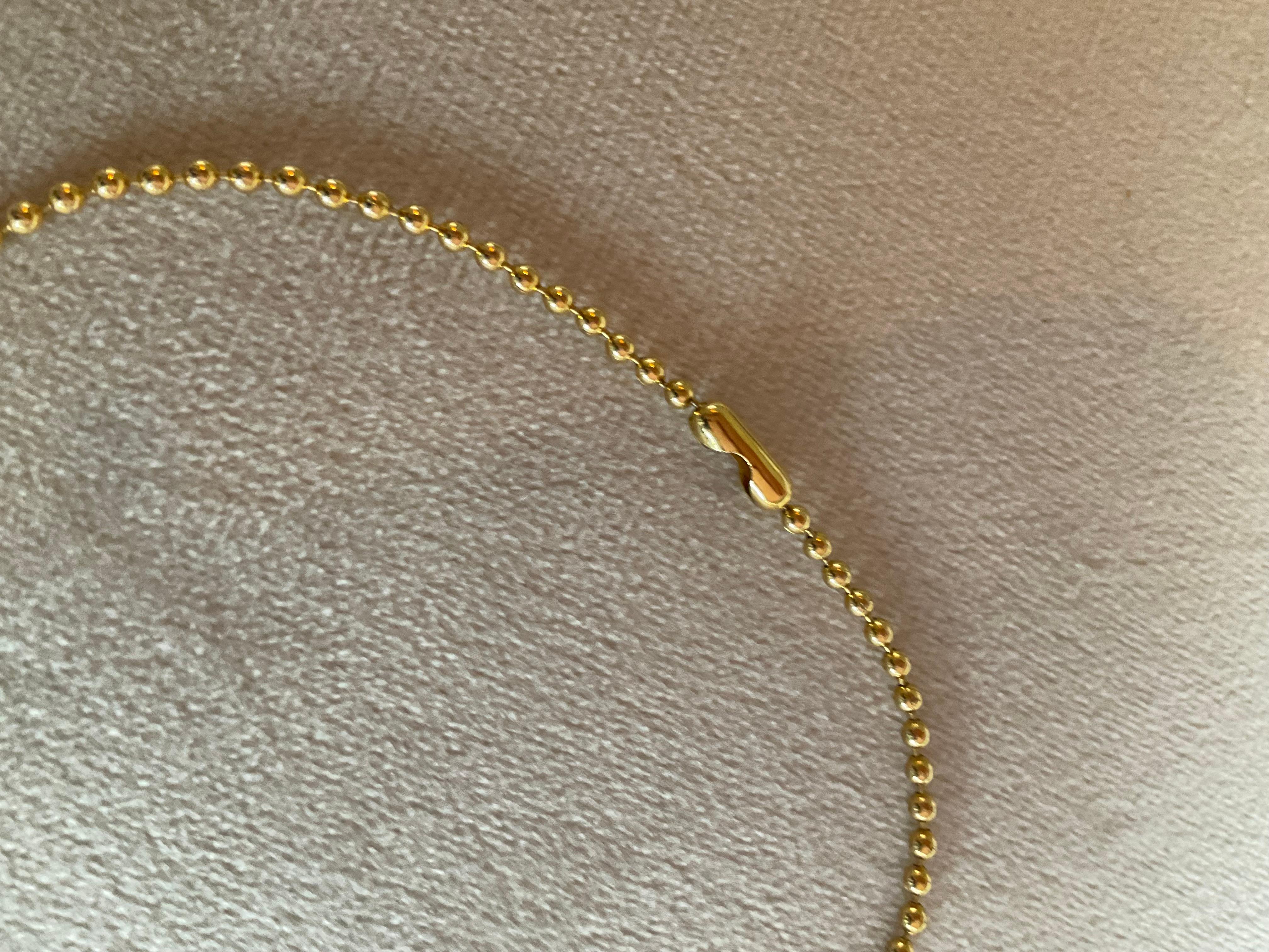 Collier à pendentifs en métal doré Christian Dior by John Galliano for Christian Dior en vente 1