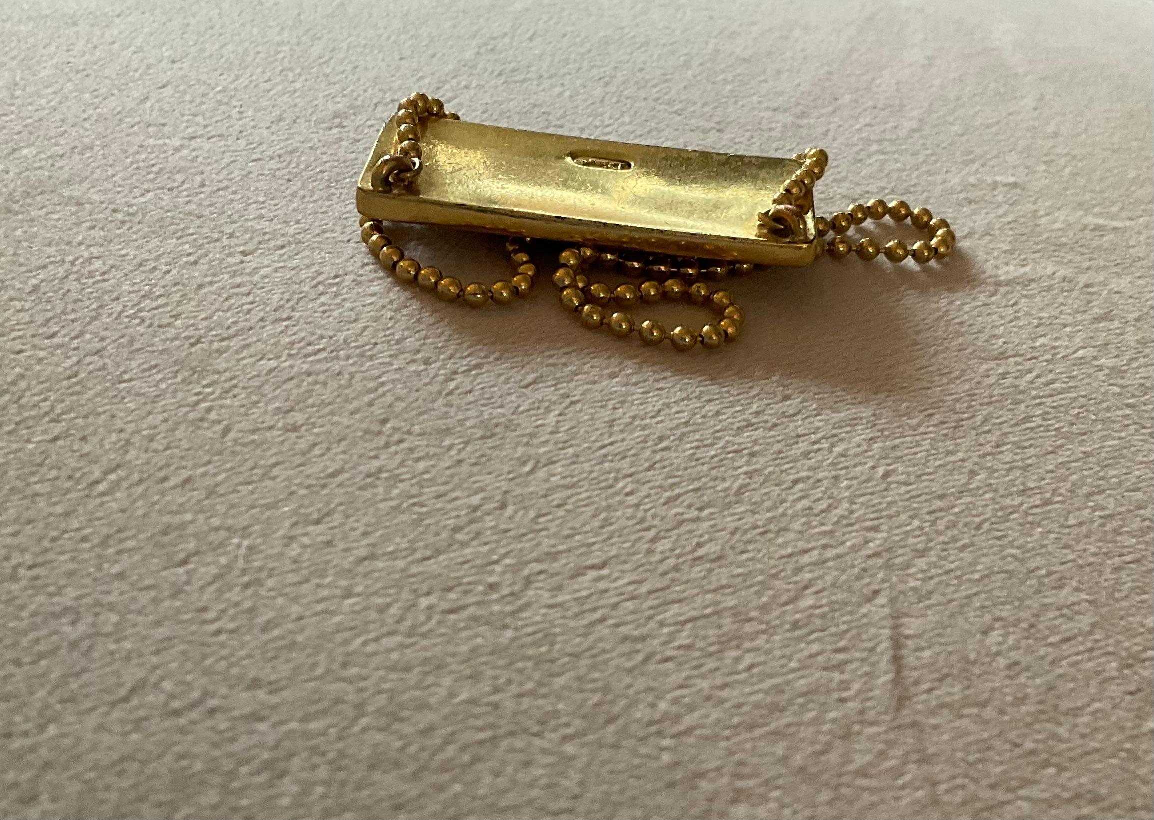 Collier à pendentifs en métal doré Christian Dior by John Galliano for Christian Dior en vente 5