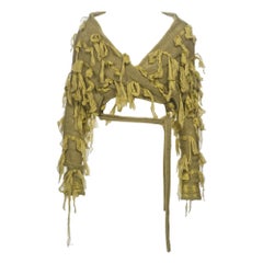 Cardigan en mohair et soie vert Christian Dior par John Galliano, A/H 2000