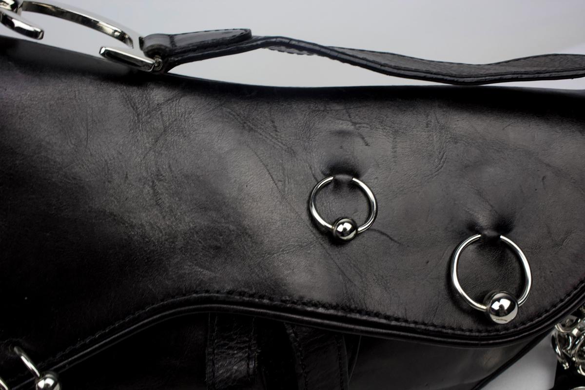 Christian Dior by John Galliano Hardcore Saddle Bag 10