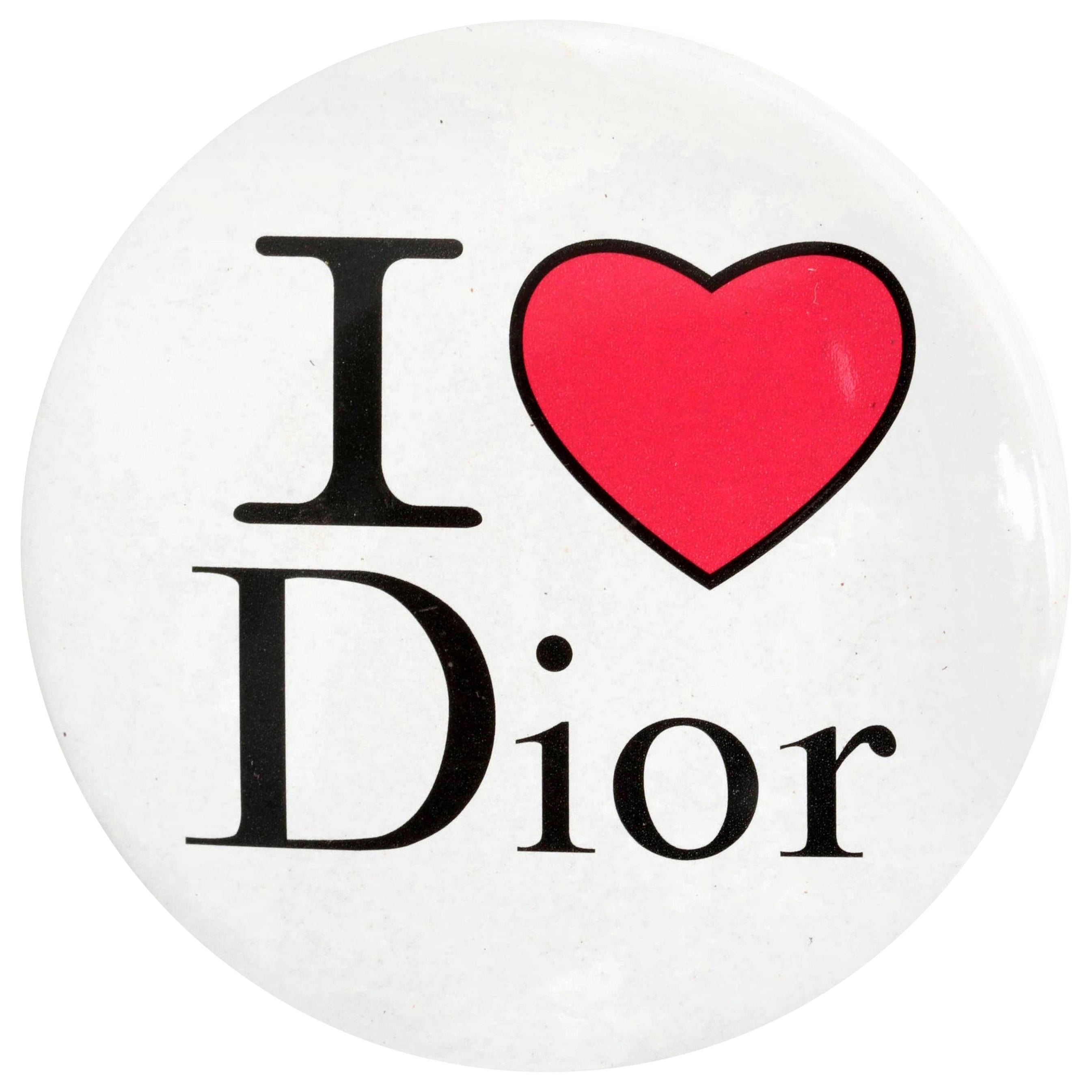 Christian Dior by John Galliano I Heart Dior Pin For Sale