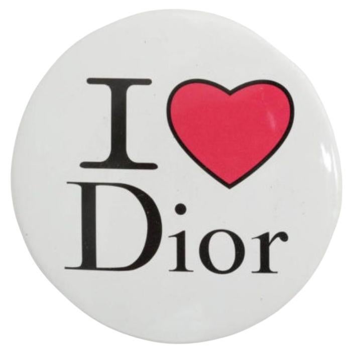 Christian Dior by John Galliano "I heart Dior" Pin Brooch For Sale