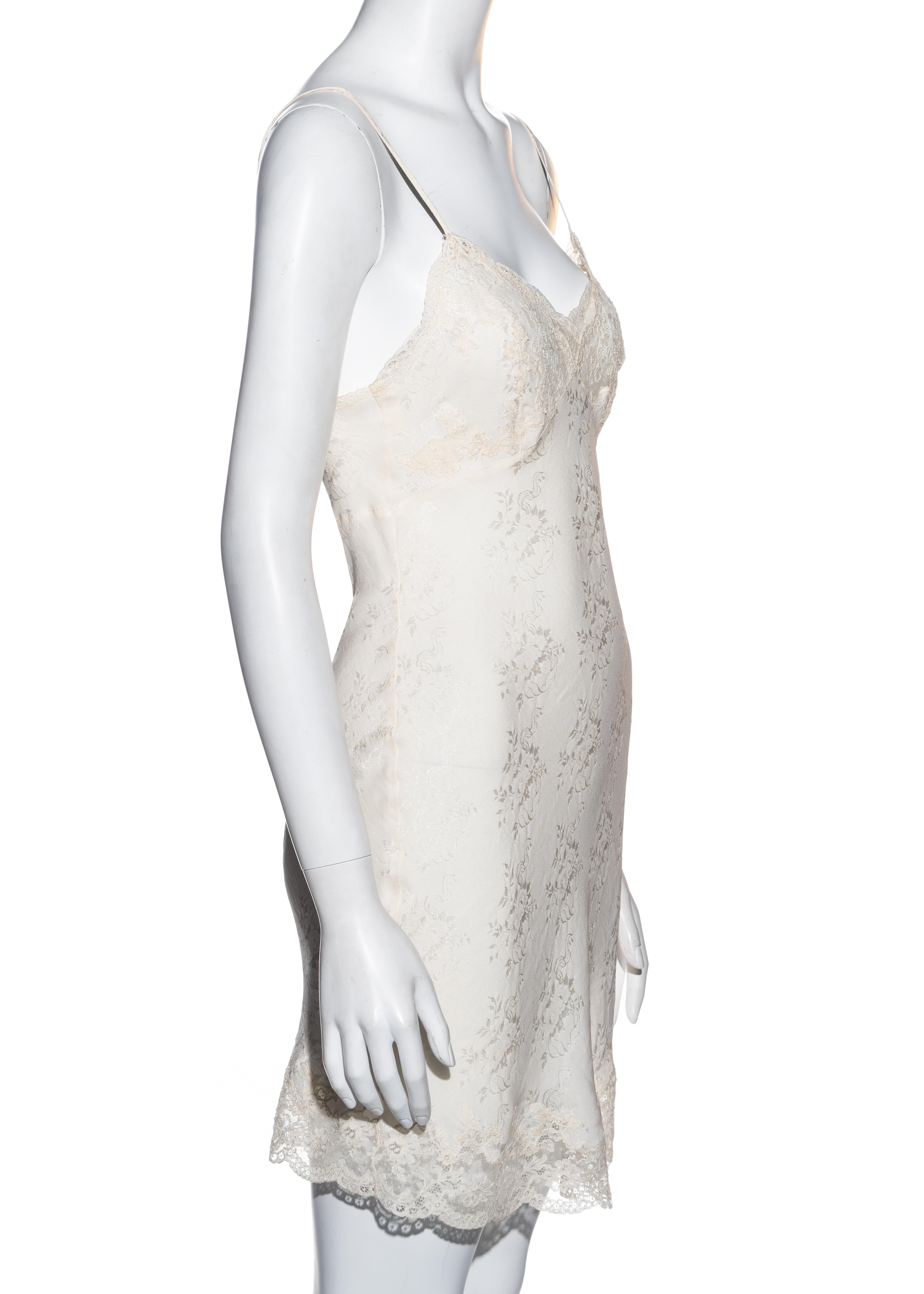 dior lace slip