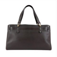 Christian Dior by John Galliano jeans pocket bag in brown leather