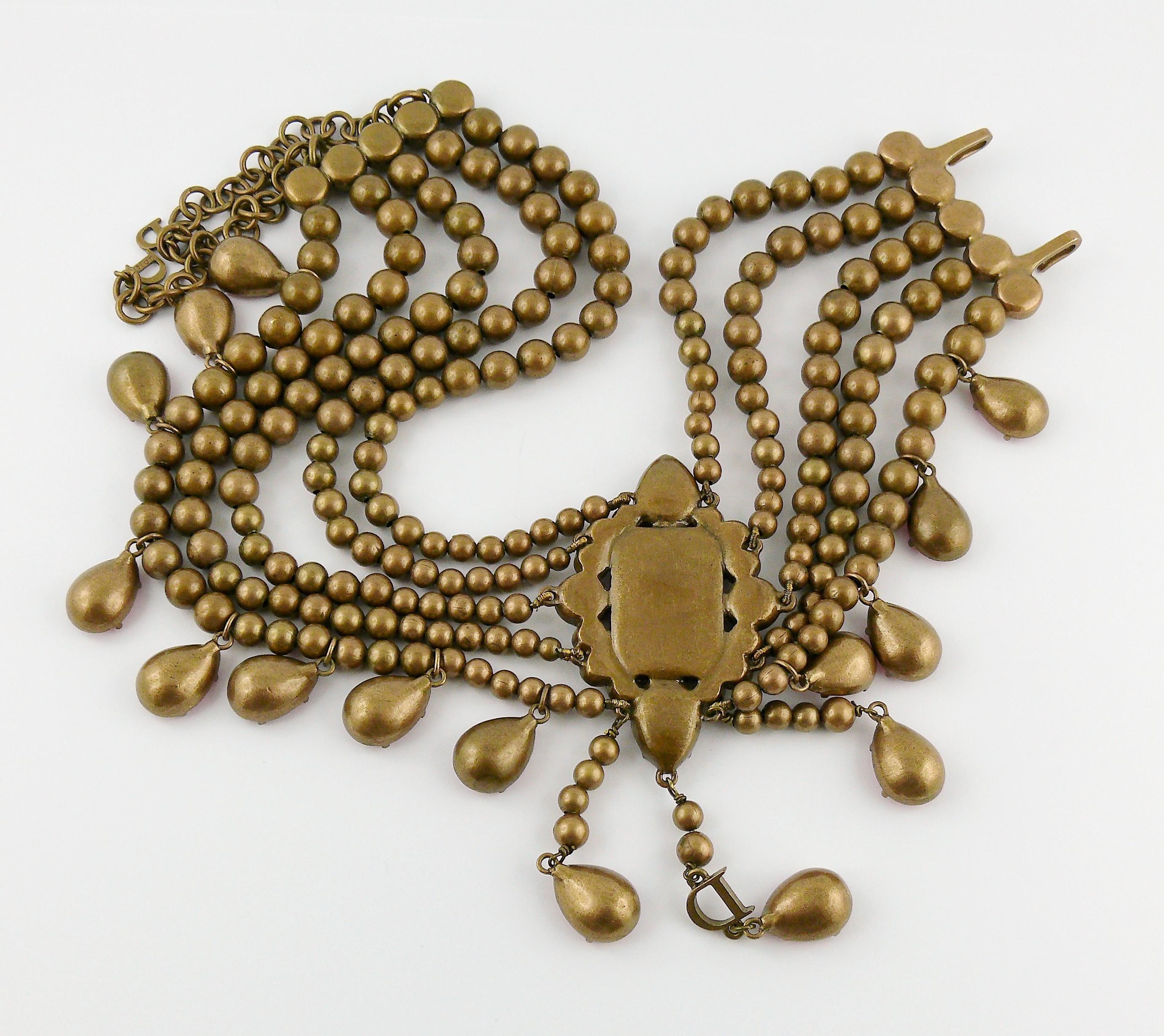 Christian Dior Jewelled Edwardian Choker Necklace 4