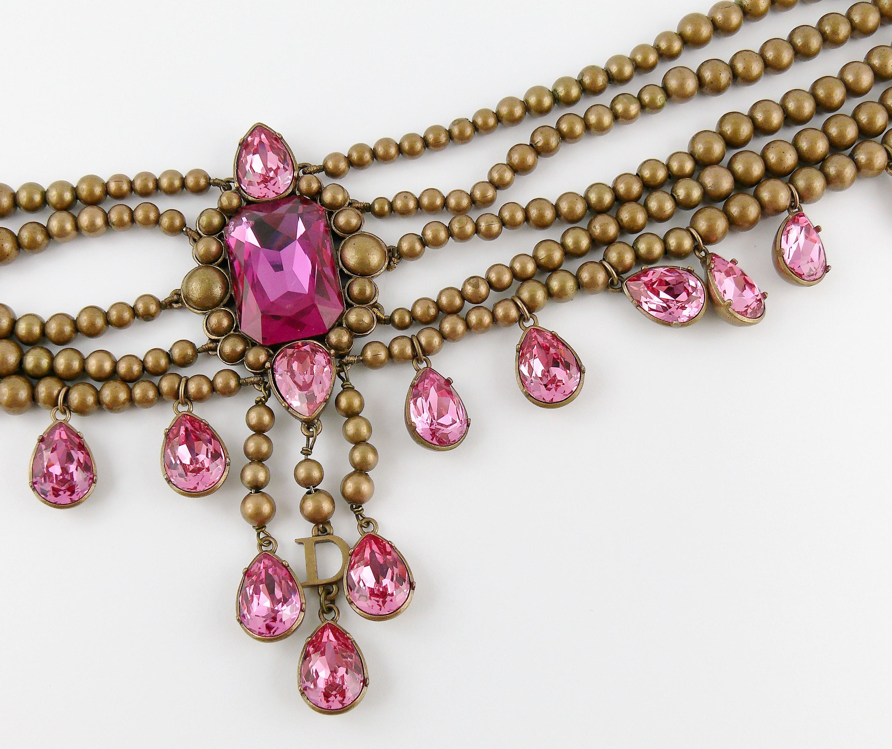 Women's Christian Dior Jewelled Edwardian Choker Necklace
