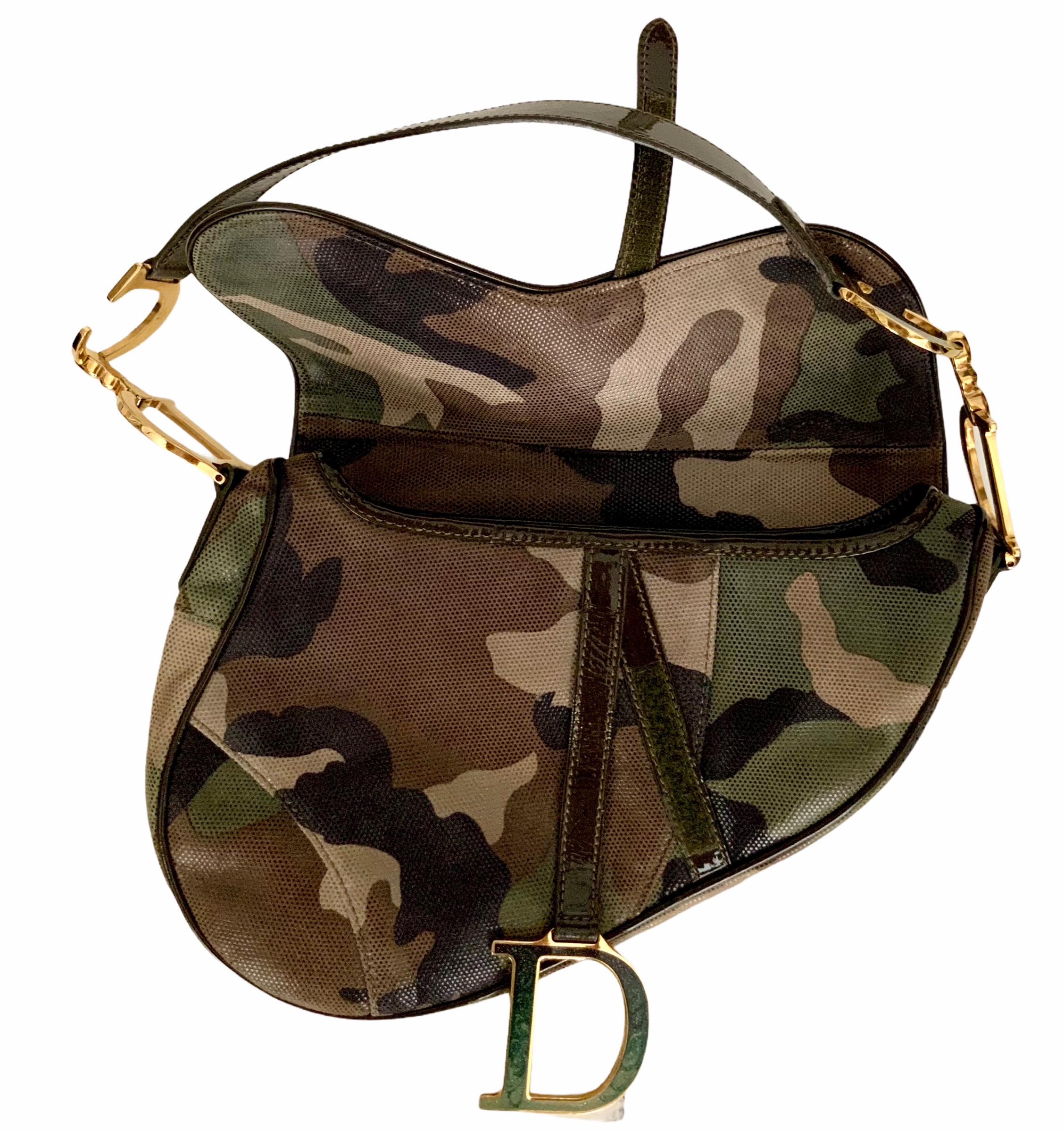 dior saddle camouflage