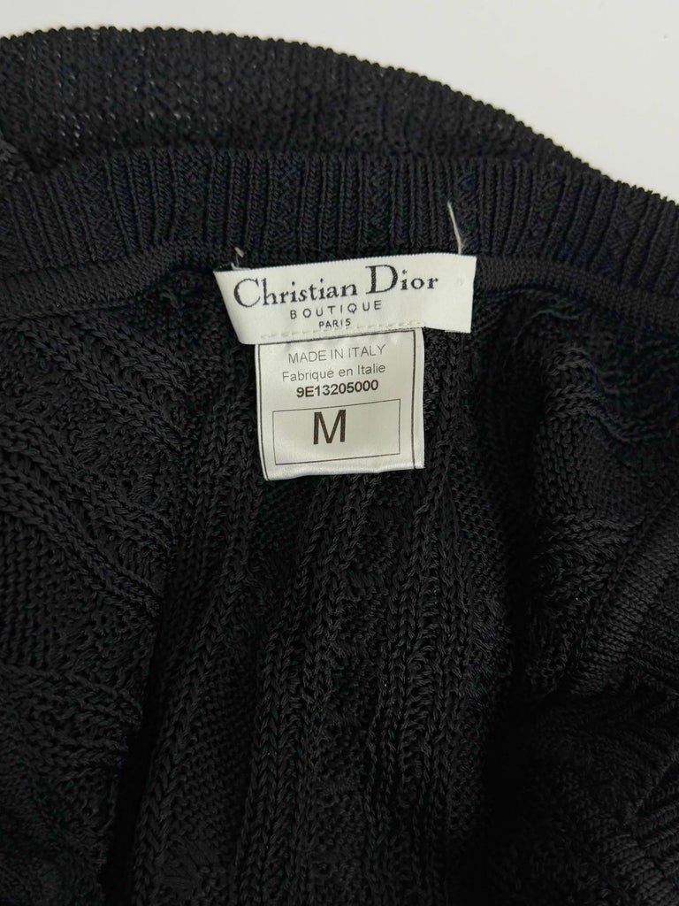 Christian Dior by John Galliano Knit Top, SS 1999 For Sale at 1stDibs
