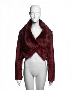 Christian Dior by John Galliano Lamb & Twill Jacquard Cropped Jacket, FW 2006