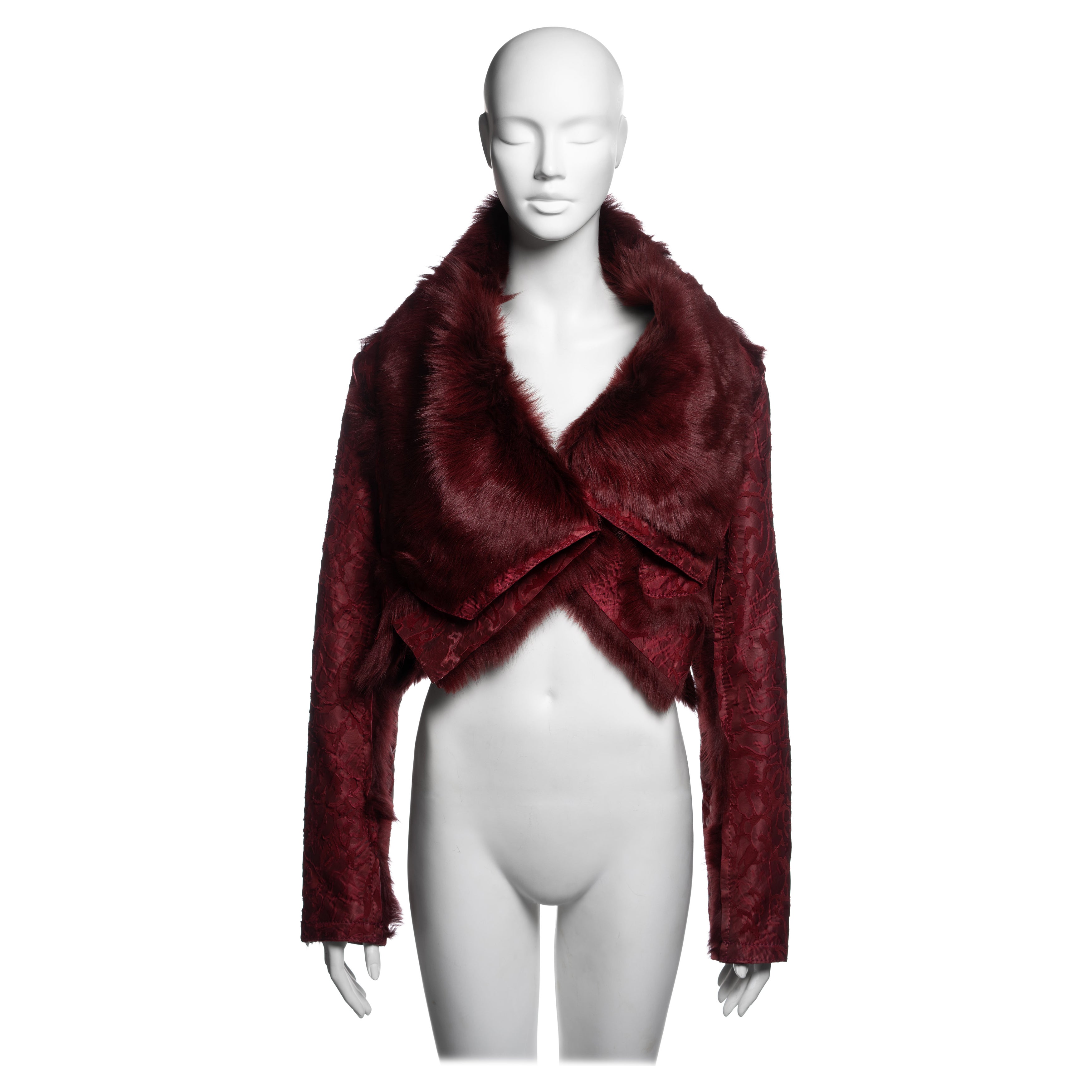 Christian Dior for John Galliano Jacke aus Lamm- und Twill-Jacquard, FW 2006