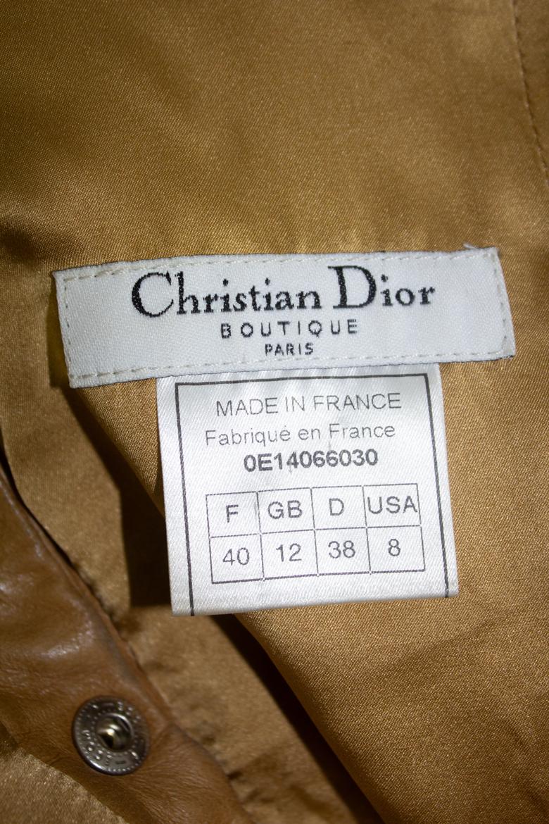 Christian Dior by John Galliano Leather Corset Dress S/S 2000  3