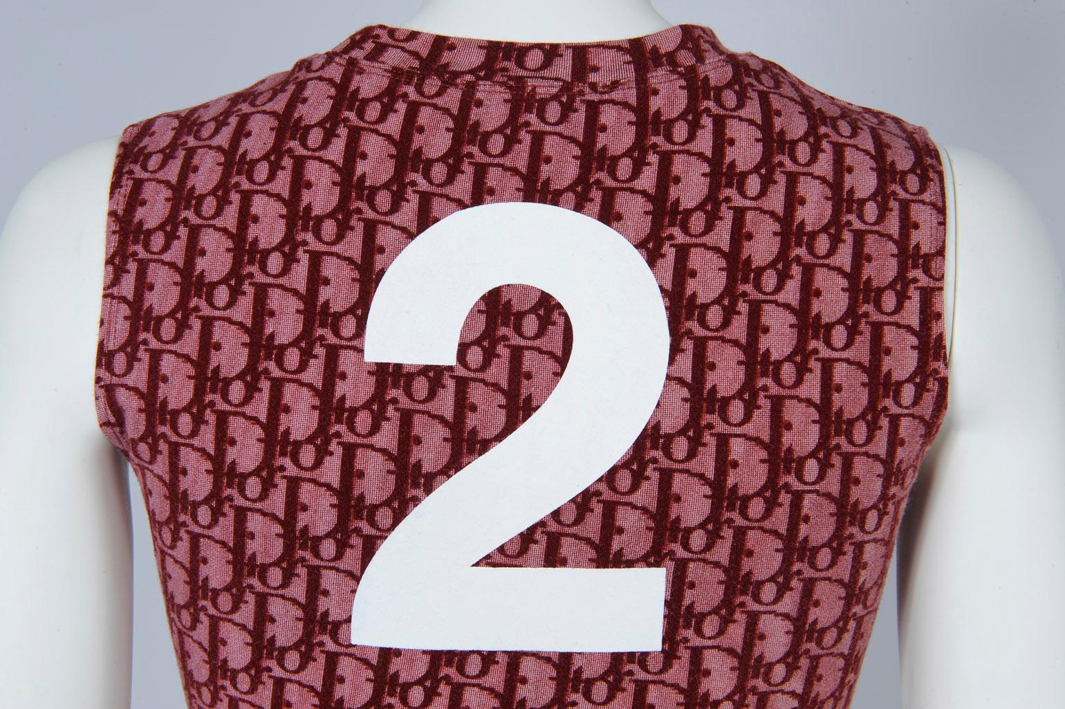 Women's Christian Dior By John Galliano Logo T-Shirt Top, Spring-Summer 2002