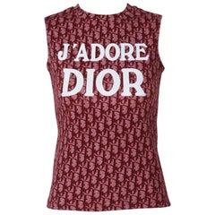 Christian Dior By John Galliano Logo T-Shirt Top, Spring-Summer 2002