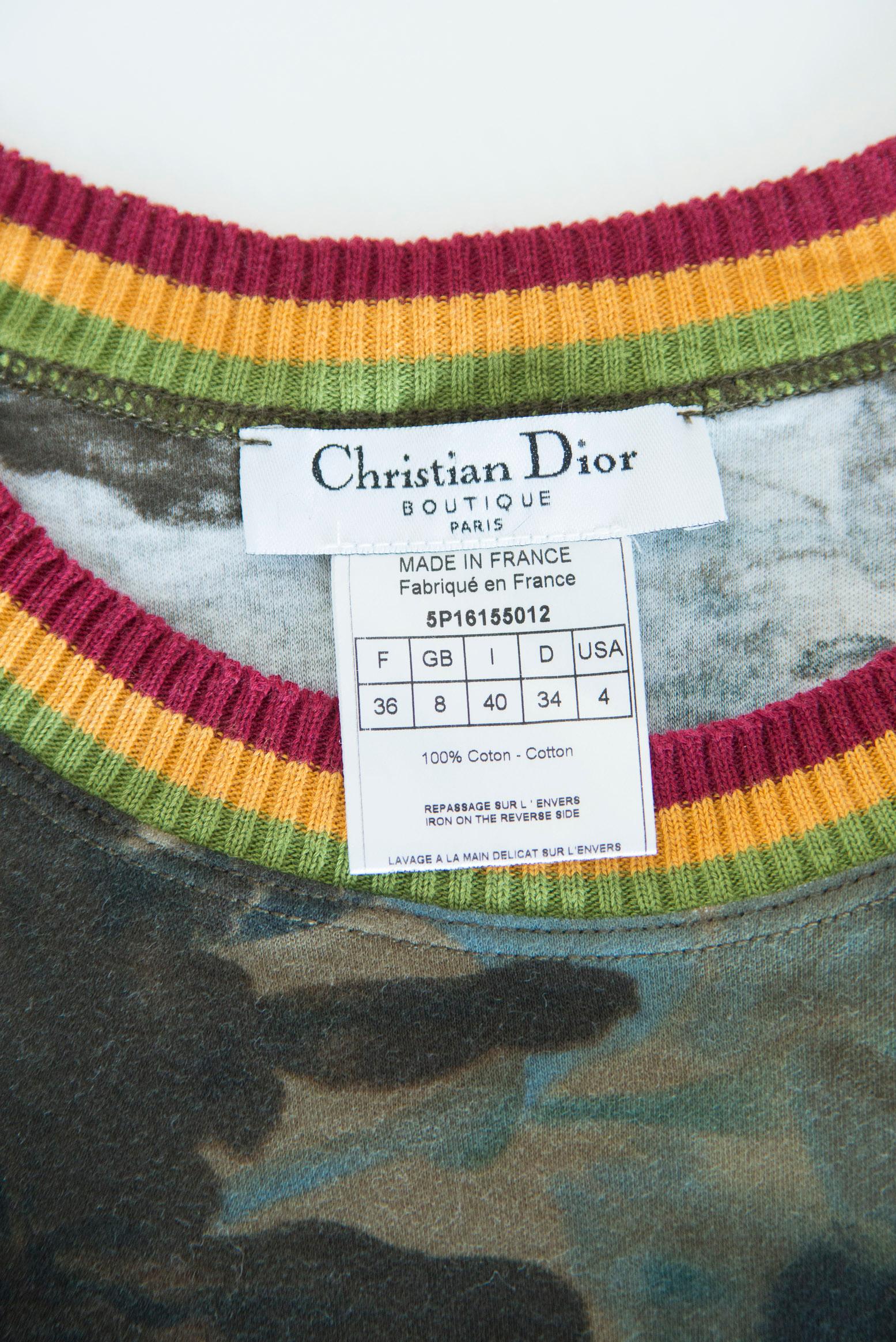 Christian Dior By John Galliano Love Rasta Mania Tank Top, Fall-Winter 2003 2