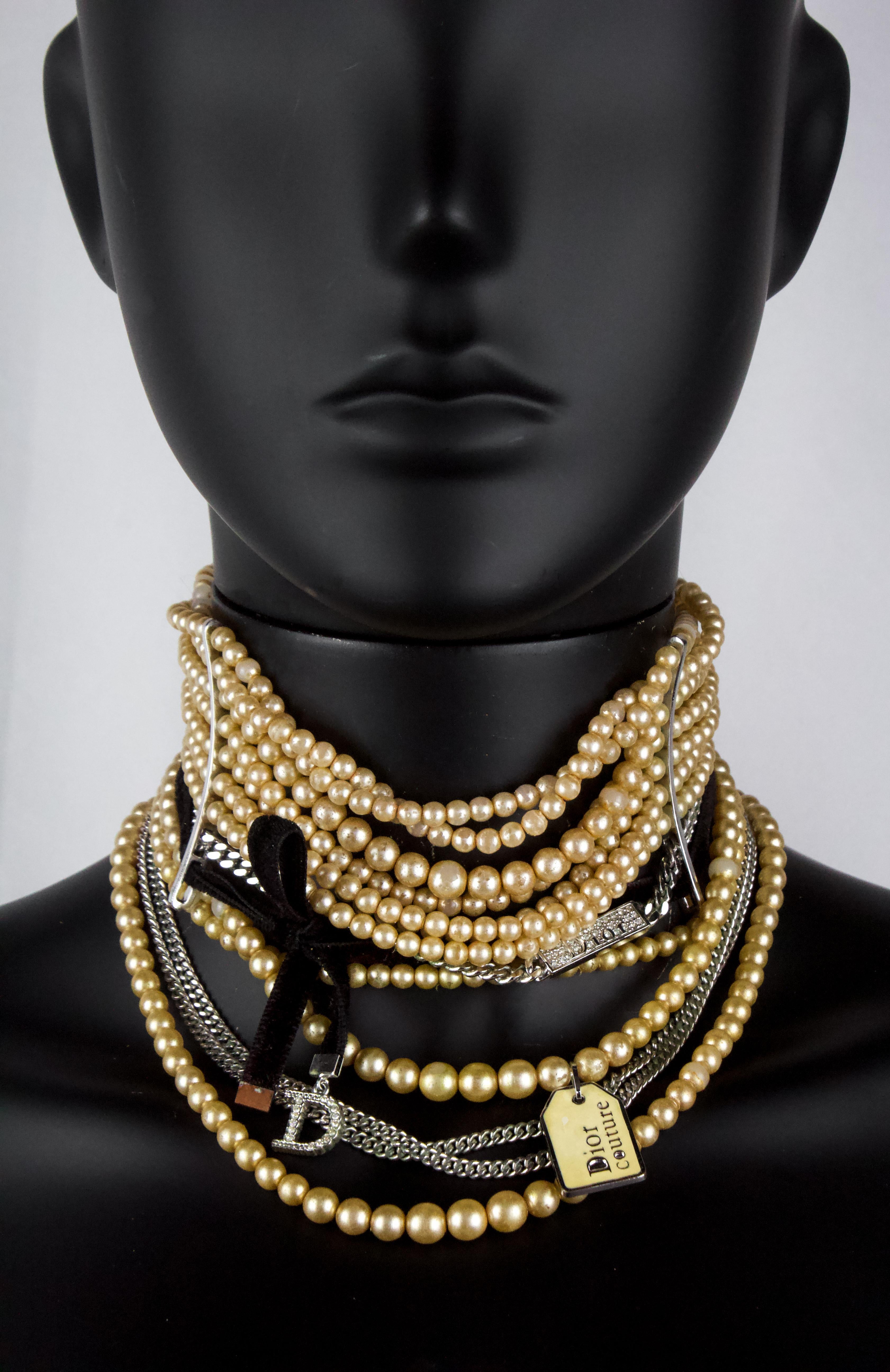 Christian Dior for John Galliano Maasai-Kropfband für Damen oder Herren im Angebot