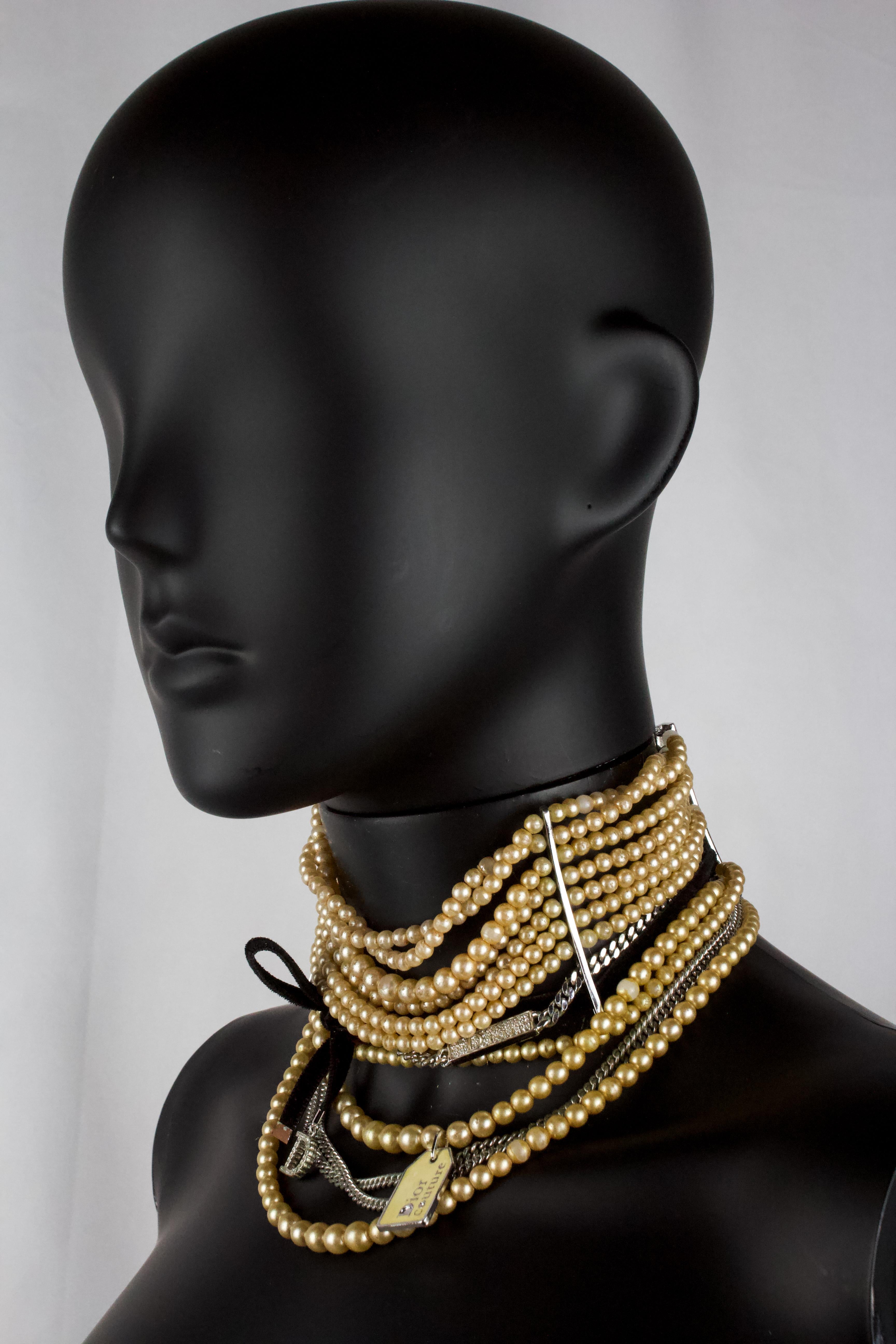 Christian Dior for John Galliano Maasai-Kropfband im Angebot 1