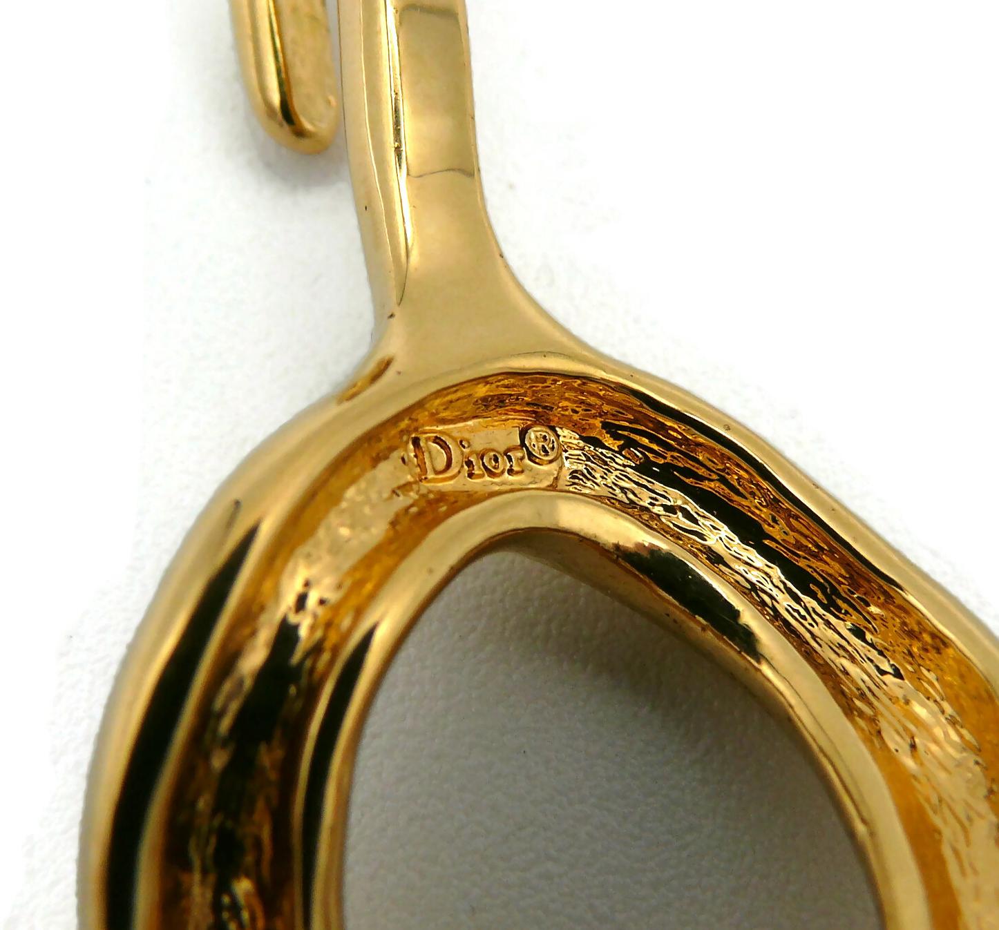 CHRISTIAN DIOR par JOHN GALLIANO Collier à chaîne avec étiquette d'identification en or massif, 2000 en vente 14