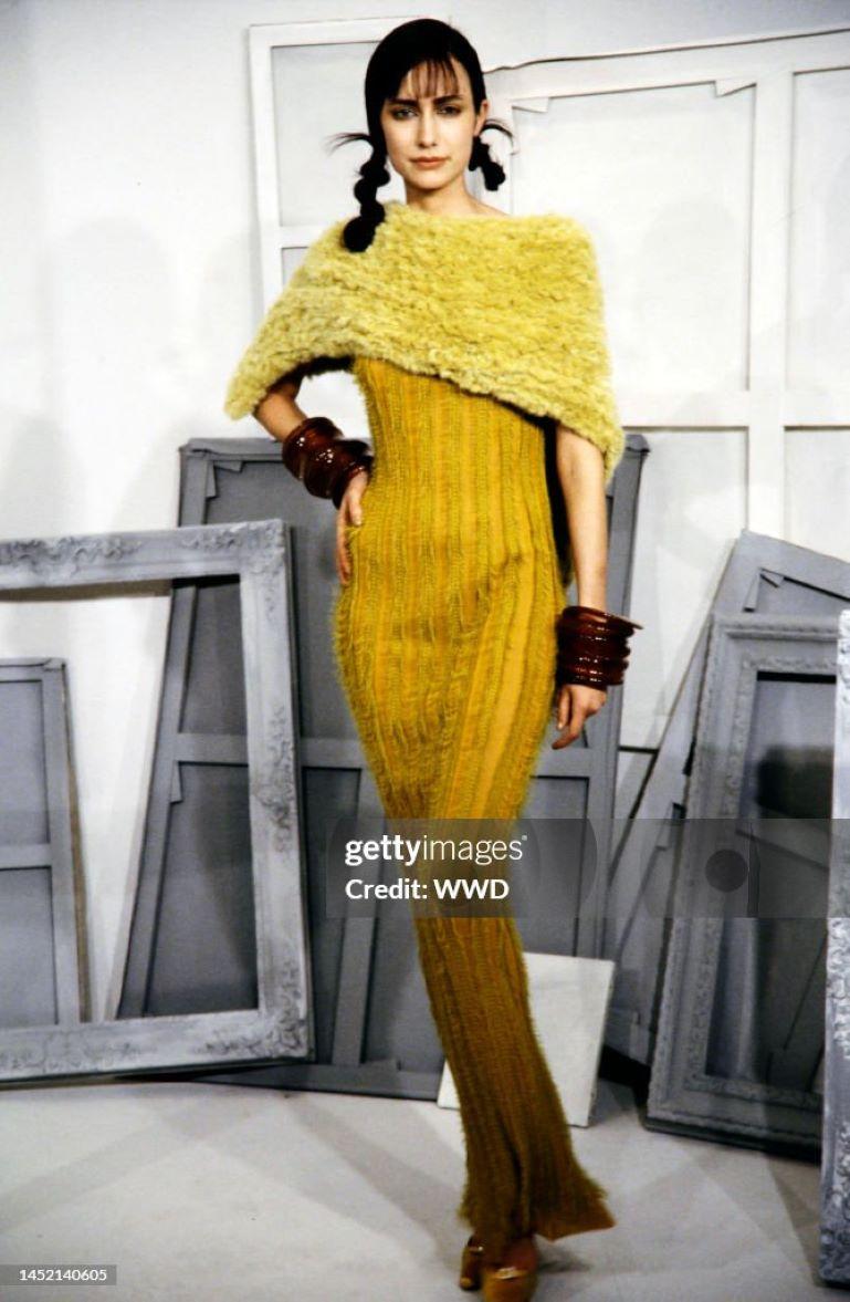 Christian Dior by John Galliano Maxi Knit Dress fall/winter 1999 For Sale 14