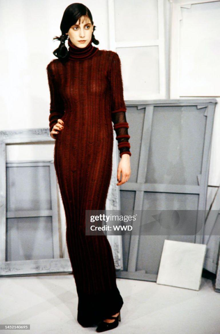 Christian Dior by John Galliano Maxi Knit Dress fall/winter 1999 For Sale 15