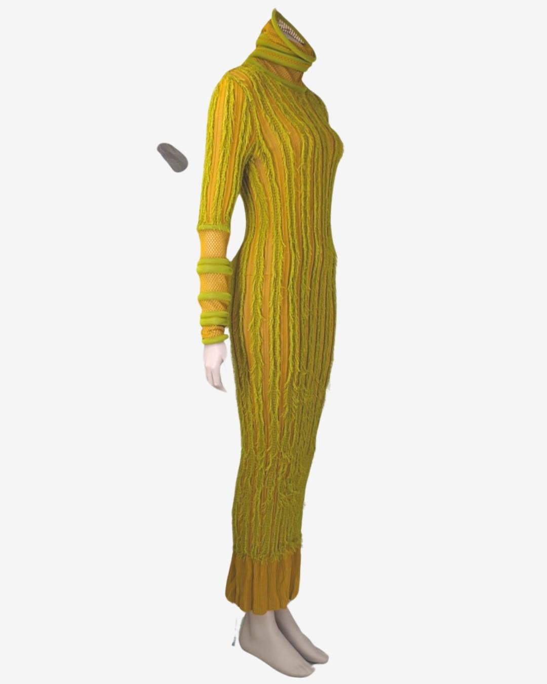 Christian Dior by John Galliano Maxi Knit Dress fall/winter 1999 In Good Condition For Sale In GOUVIEUX, FR