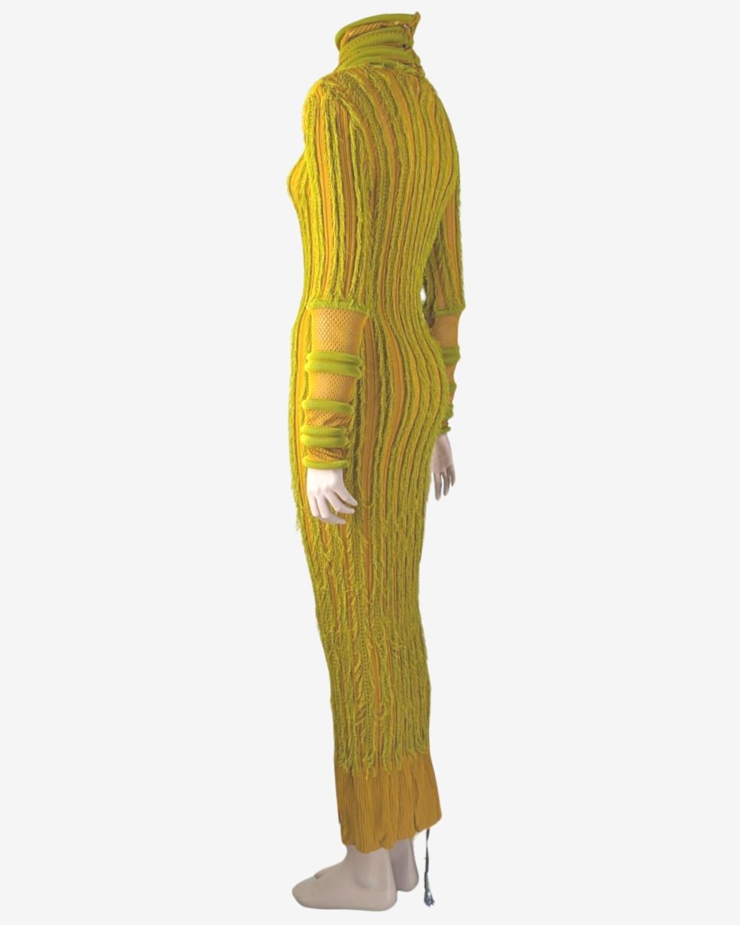 Christian Dior by John Galliano Maxi Knit Dress fall/winter 1999 For Sale 2