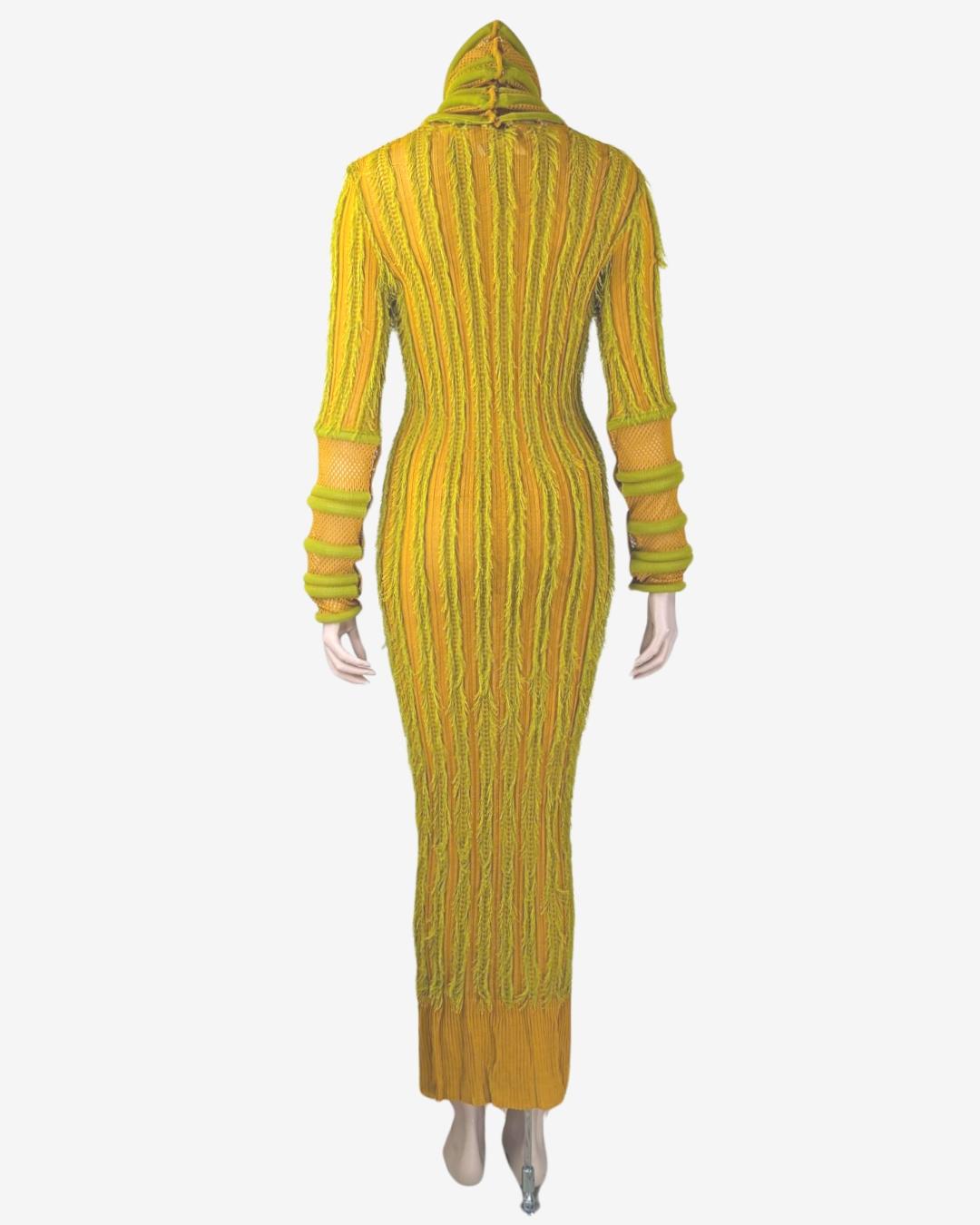 Christian Dior by John Galliano Maxi Knit Dress fall/winter 1999 For Sale 3
