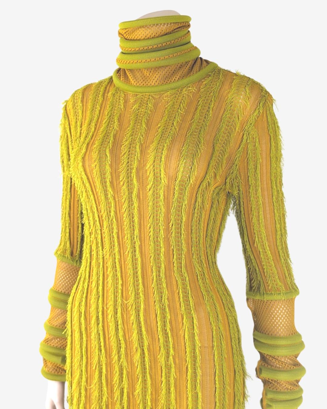 Christian Dior by John Galliano Maxi Knit Dress fall/winter 1999 For Sale 4