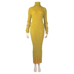 Vintage Christian Dior by John Galliano Maxi Knit Dress fall/winter 1999