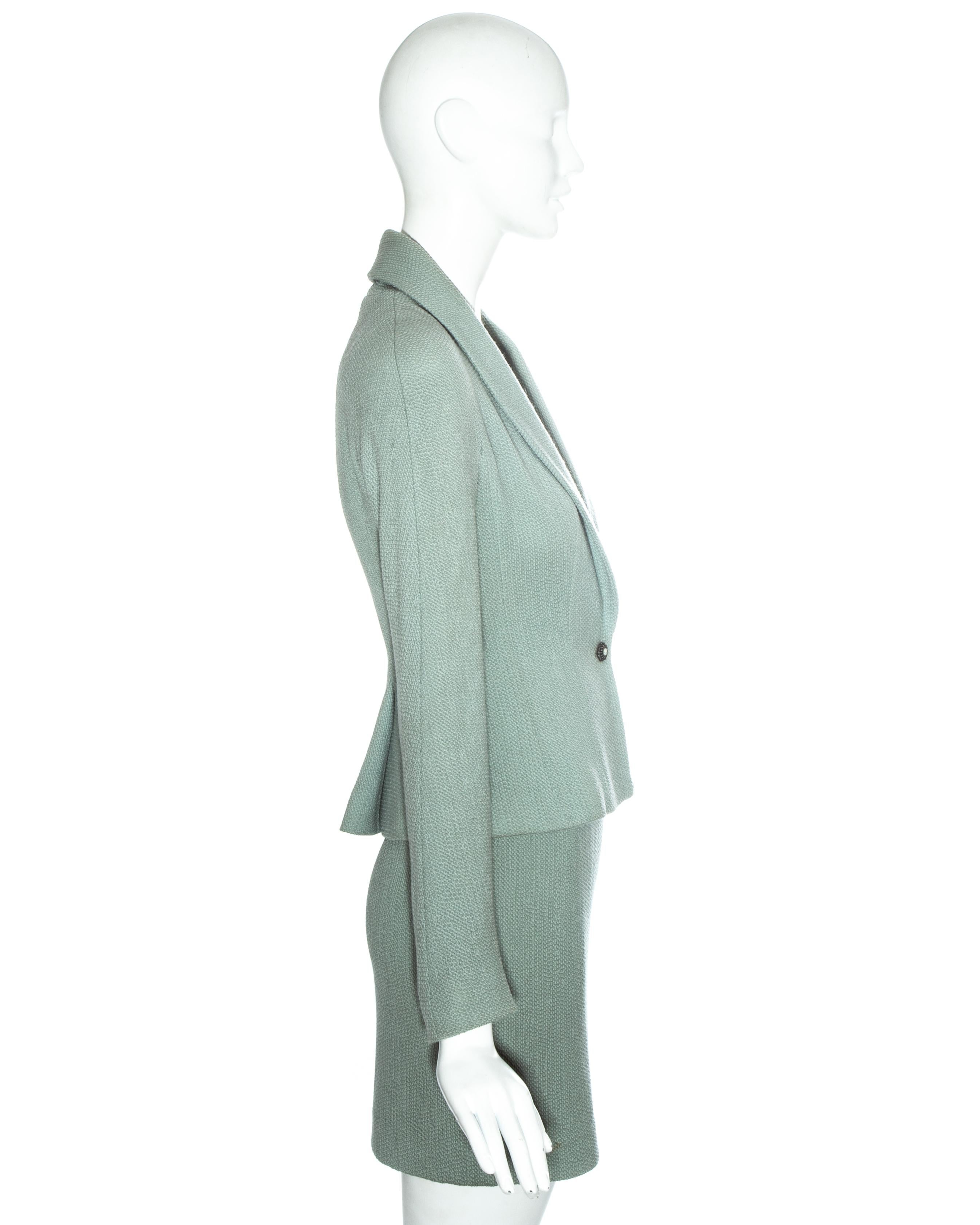 dior green suit