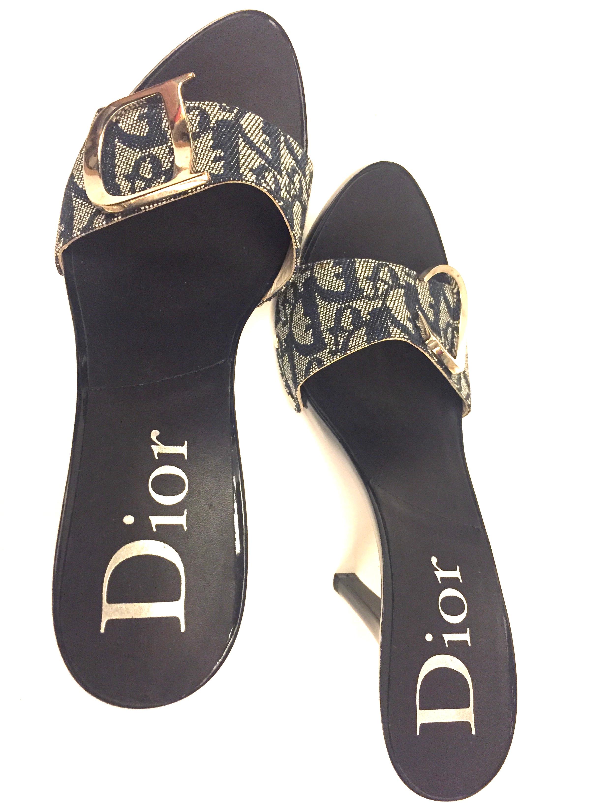 dior monogram heels